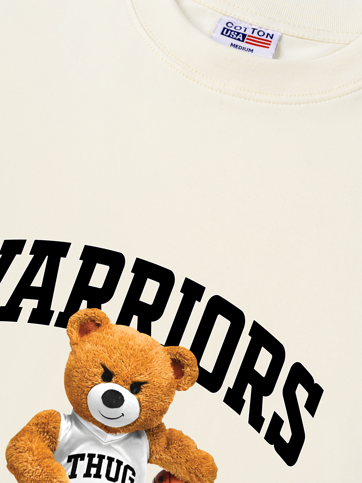 Áo Thun Relaxed Fit Basketball Warriors T