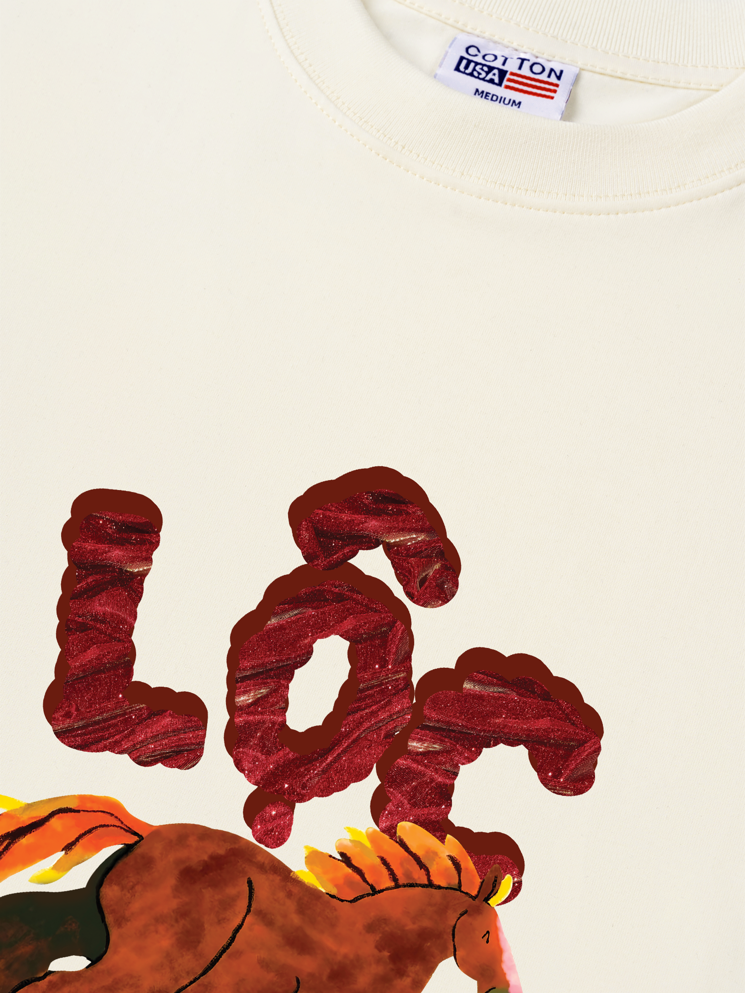 Áo Thun Relaxed Fit Tết Bính Ngọ - LỘC