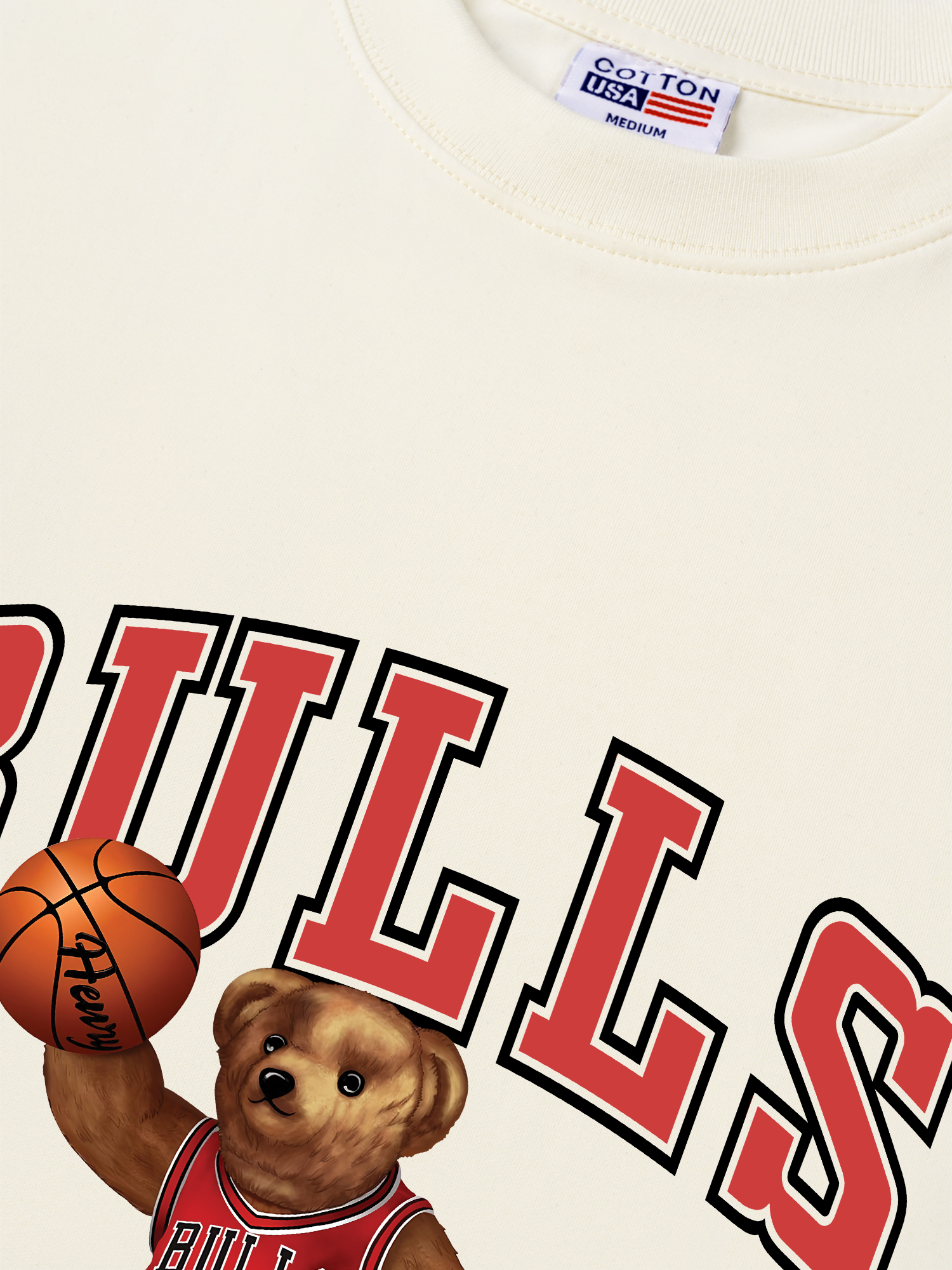 Áo Thun Relaxed Fit Basketball BullBear