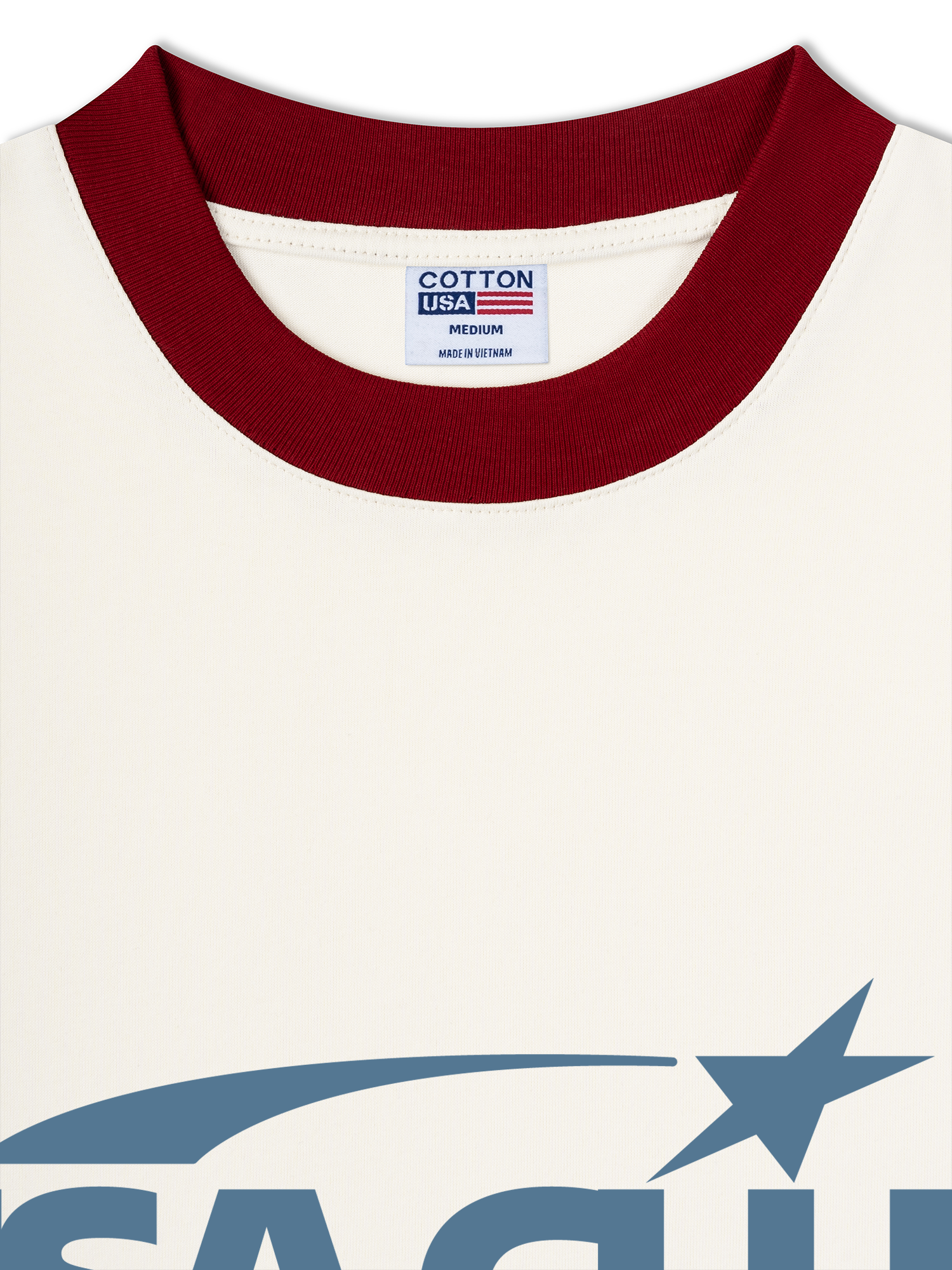 Áo Thun Ringer Relaxed Fit USA Meteoroid Club