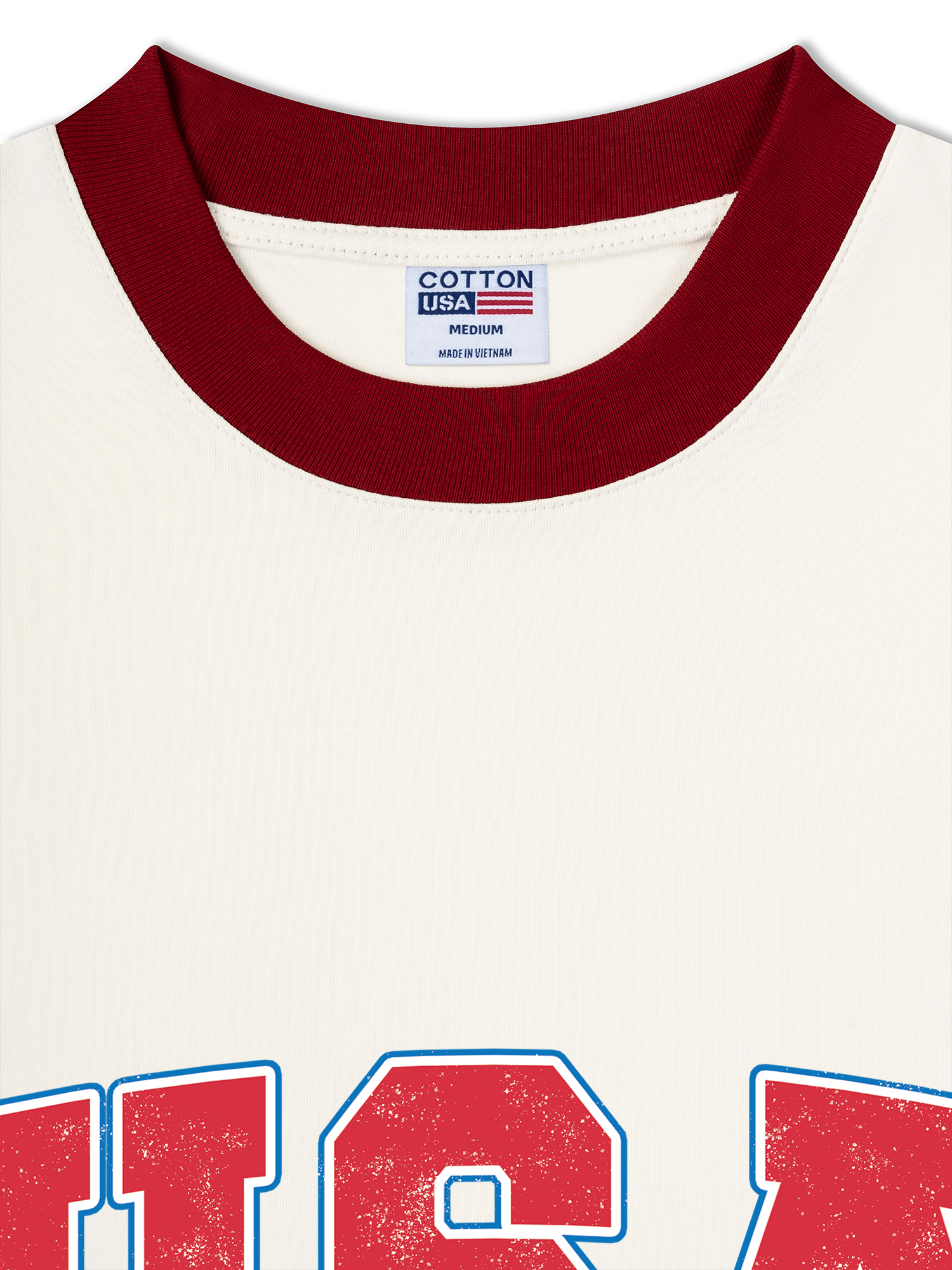 Áo Thun Ringer Relaxed Fit USA Est 1776