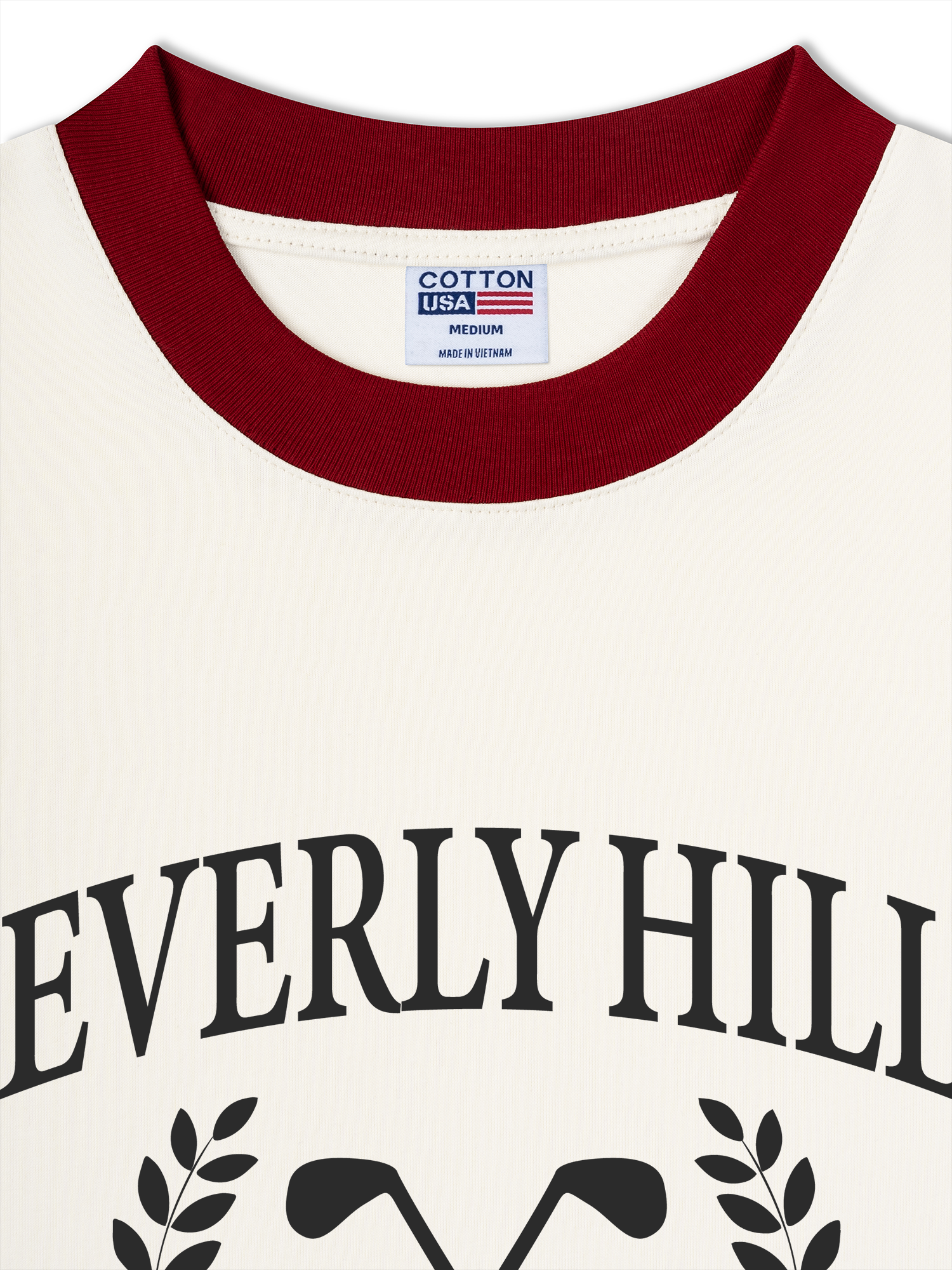 Áo Thun Ringer Relaxed Fit Golf Beverly Hills