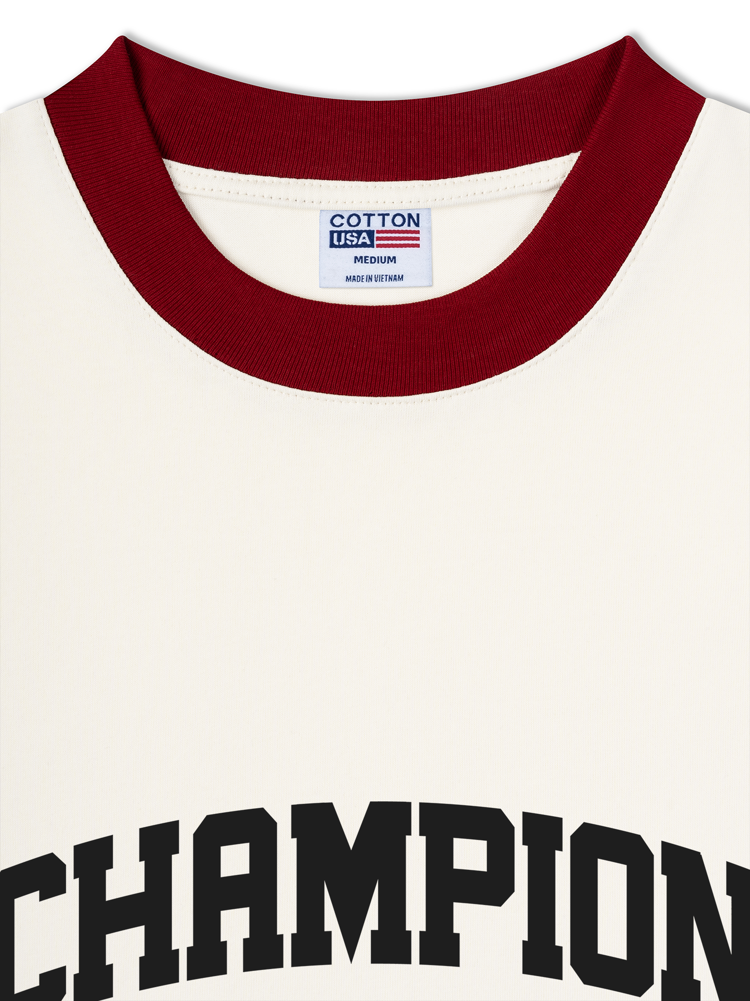 Áo Thun Ringer Relaxed Fit Champions Cross Ring