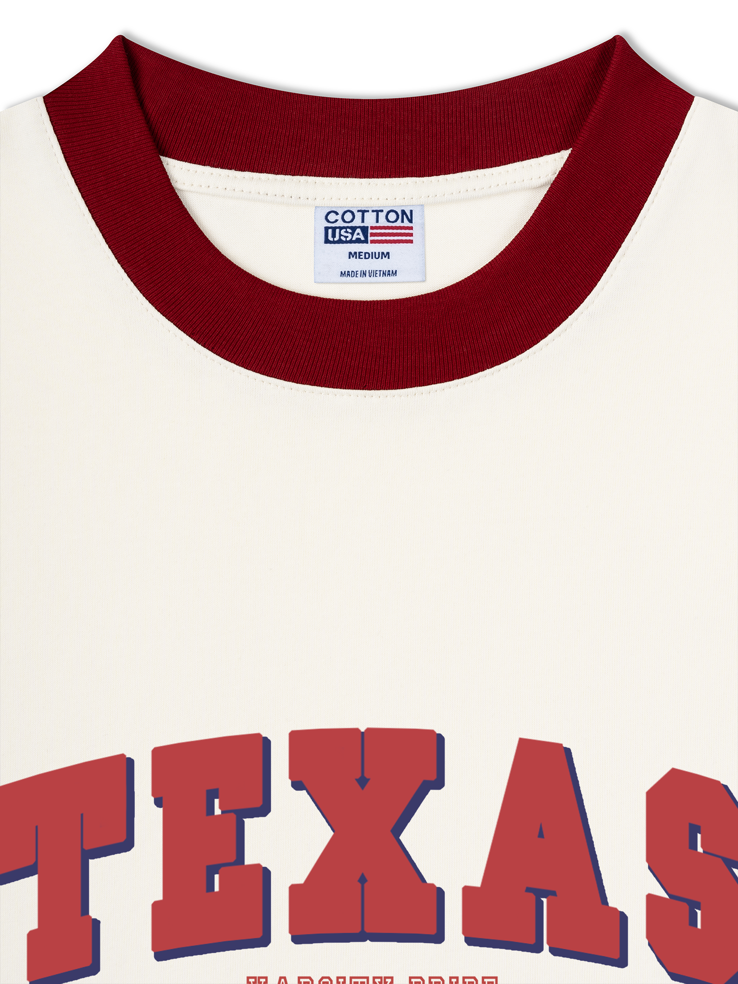 Áo Thun Ringer Relaxed Fit City Texas