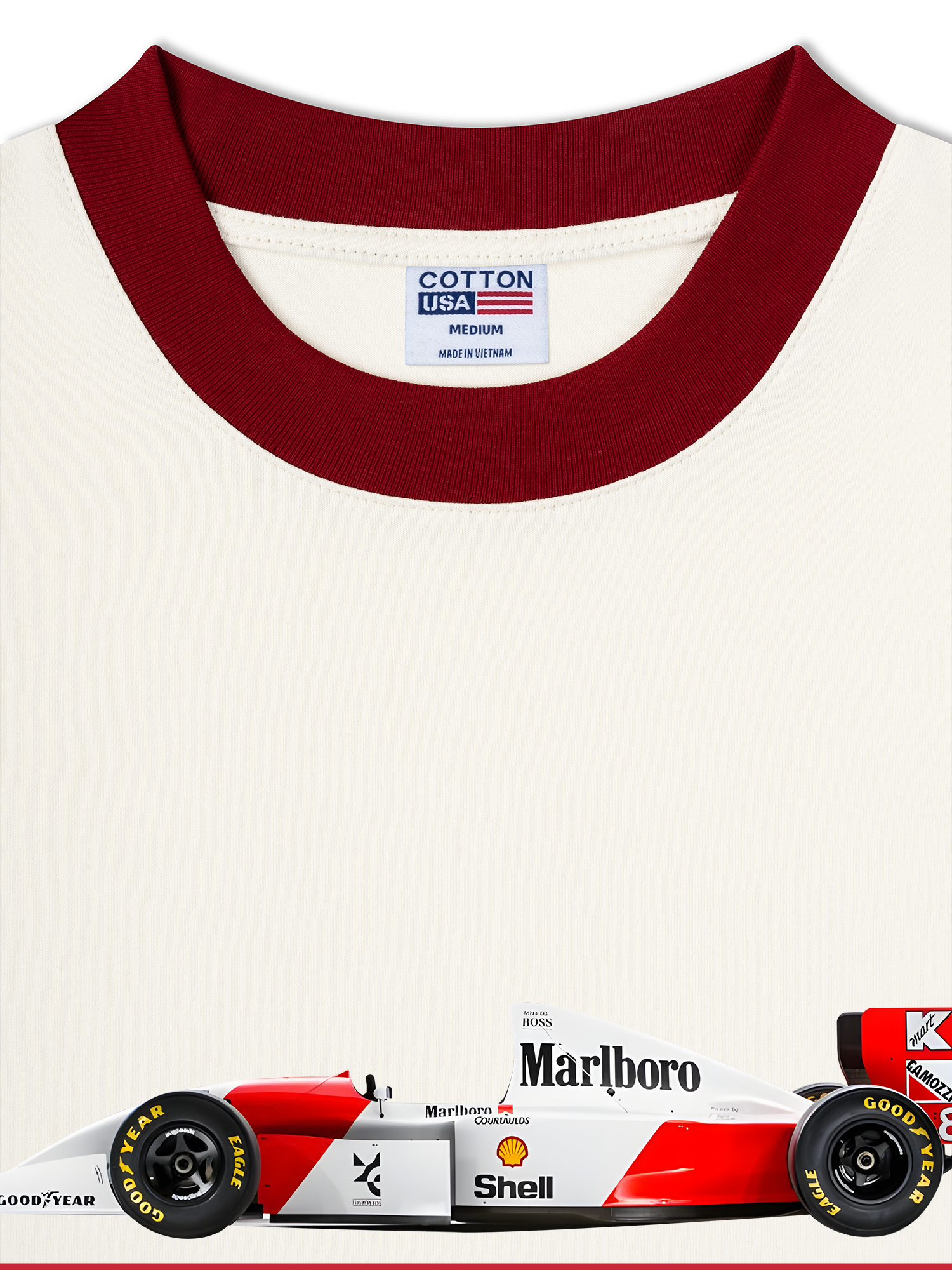 Áo Thun Ringer Relaxed Fit Marlboro International Race