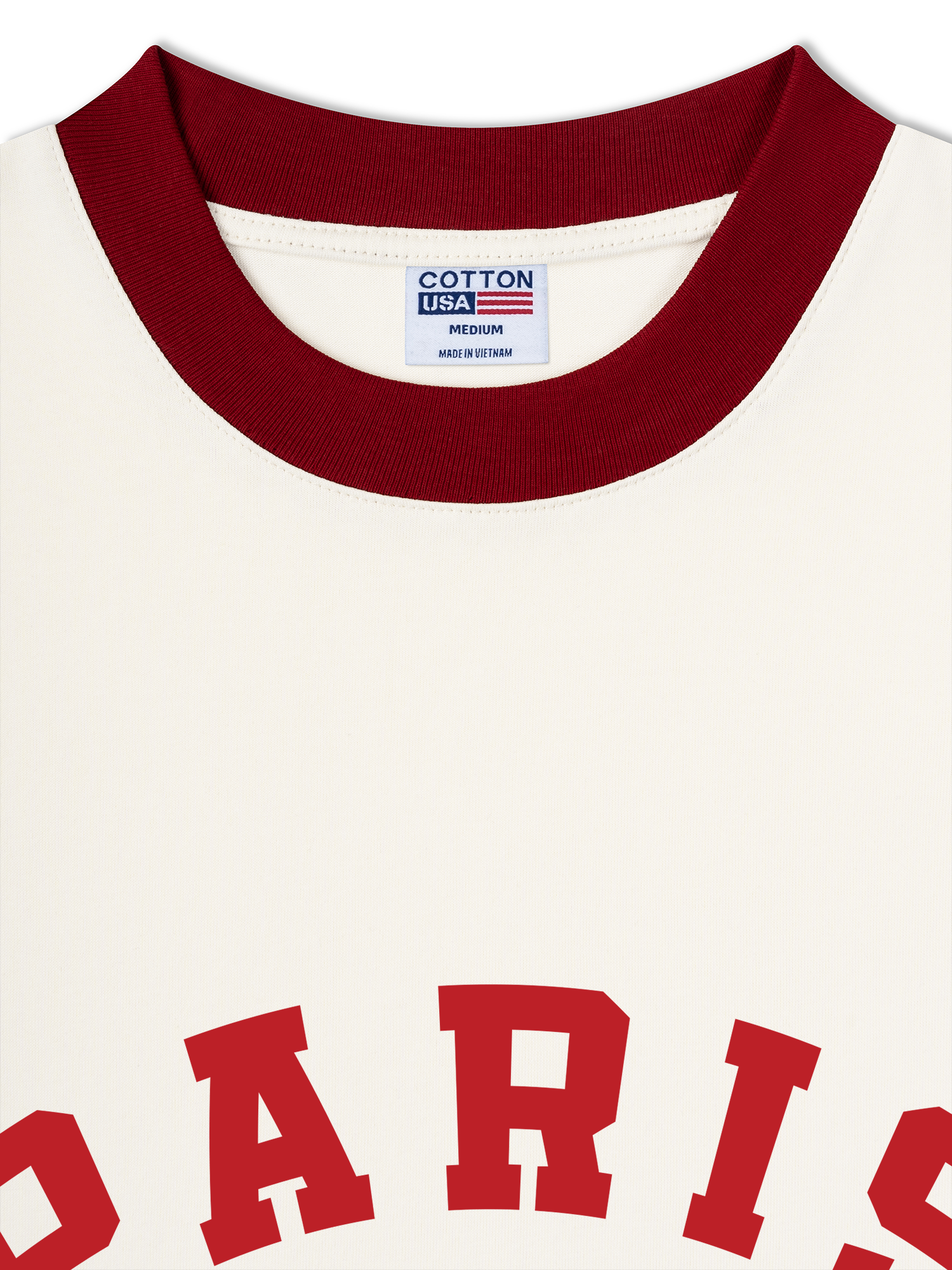 Áo Thun Ringer Relaxed Fit City Paris Athletique