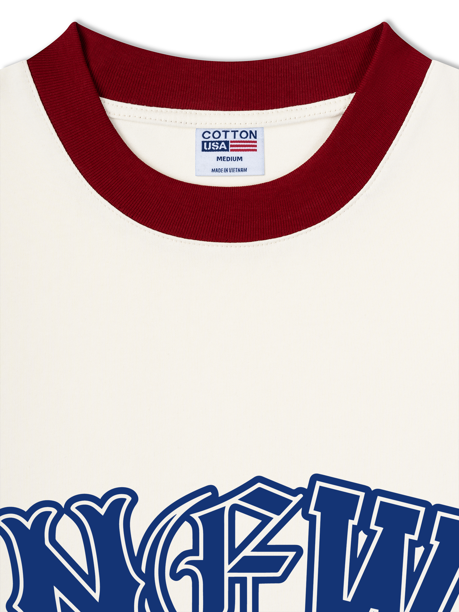 Áo Thun Ringer Relaxed Fit USA City Of Dream