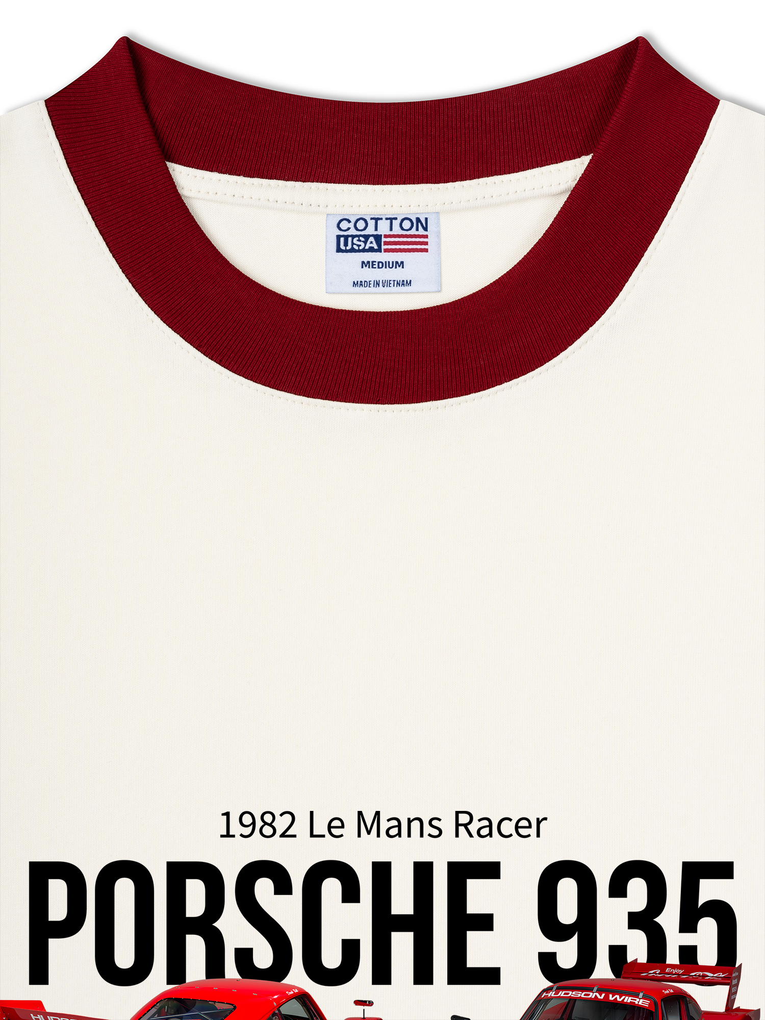 Áo Thun Ringer Relaxed Fit Porsche 935 Coca Cola