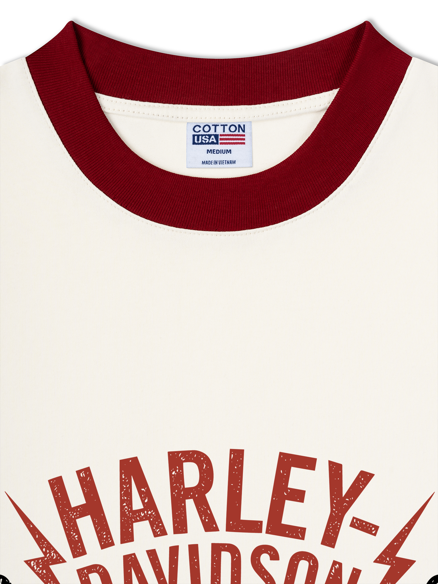 Áo Thun Ringer Relaxed Fit Harley Davidson Motocycles