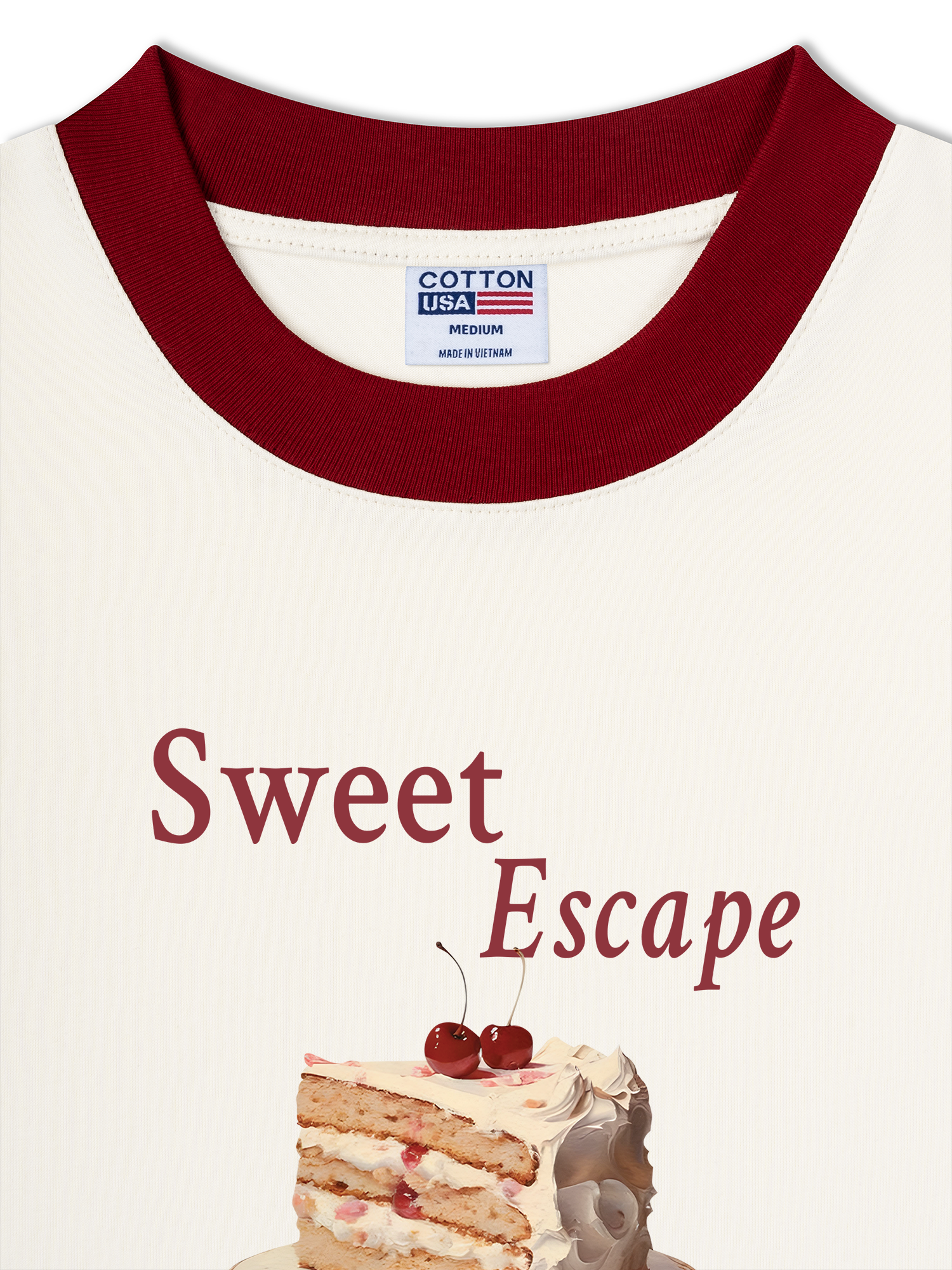 Áo Thun Ringer Relaxed Fit Tropical Sweet Escape