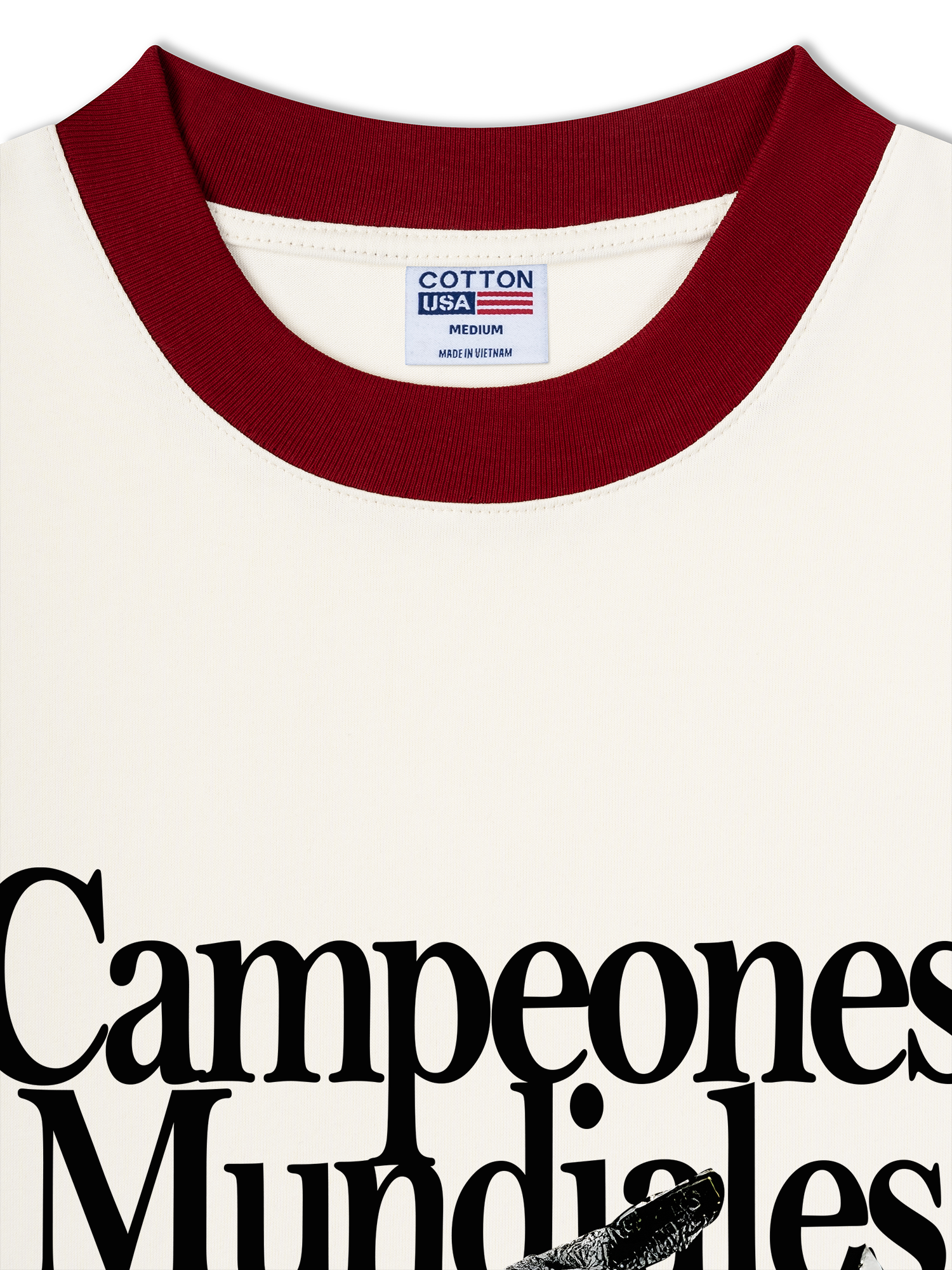 Áo Thun Ringer Relaxed Fit Soccer Campeones