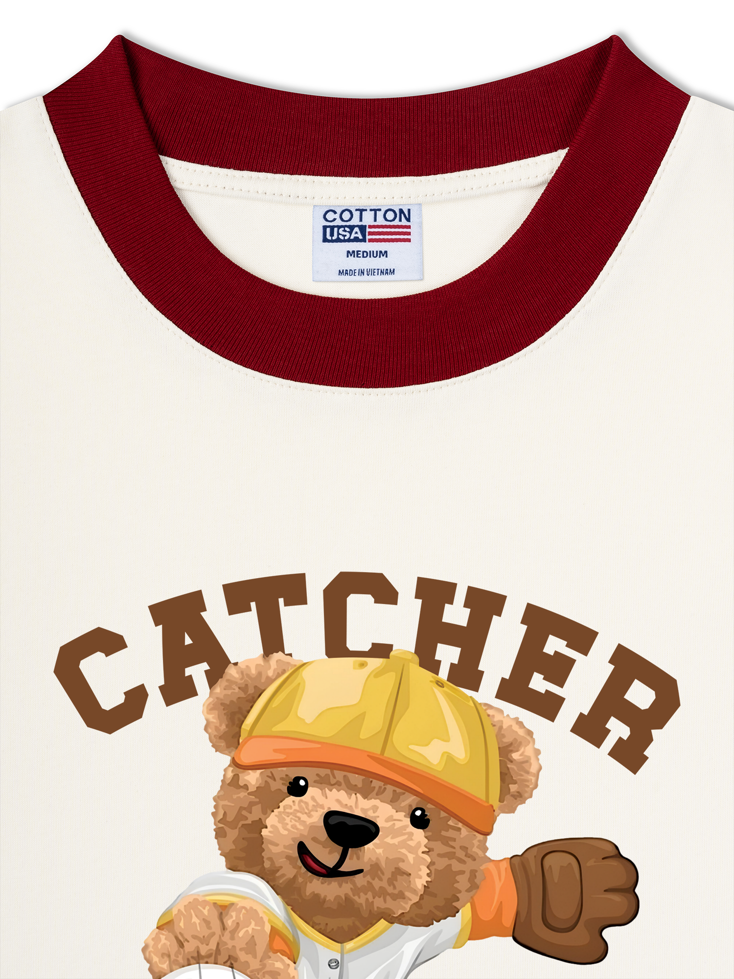 Áo Thun Ringer Relaxed Fit Catcher