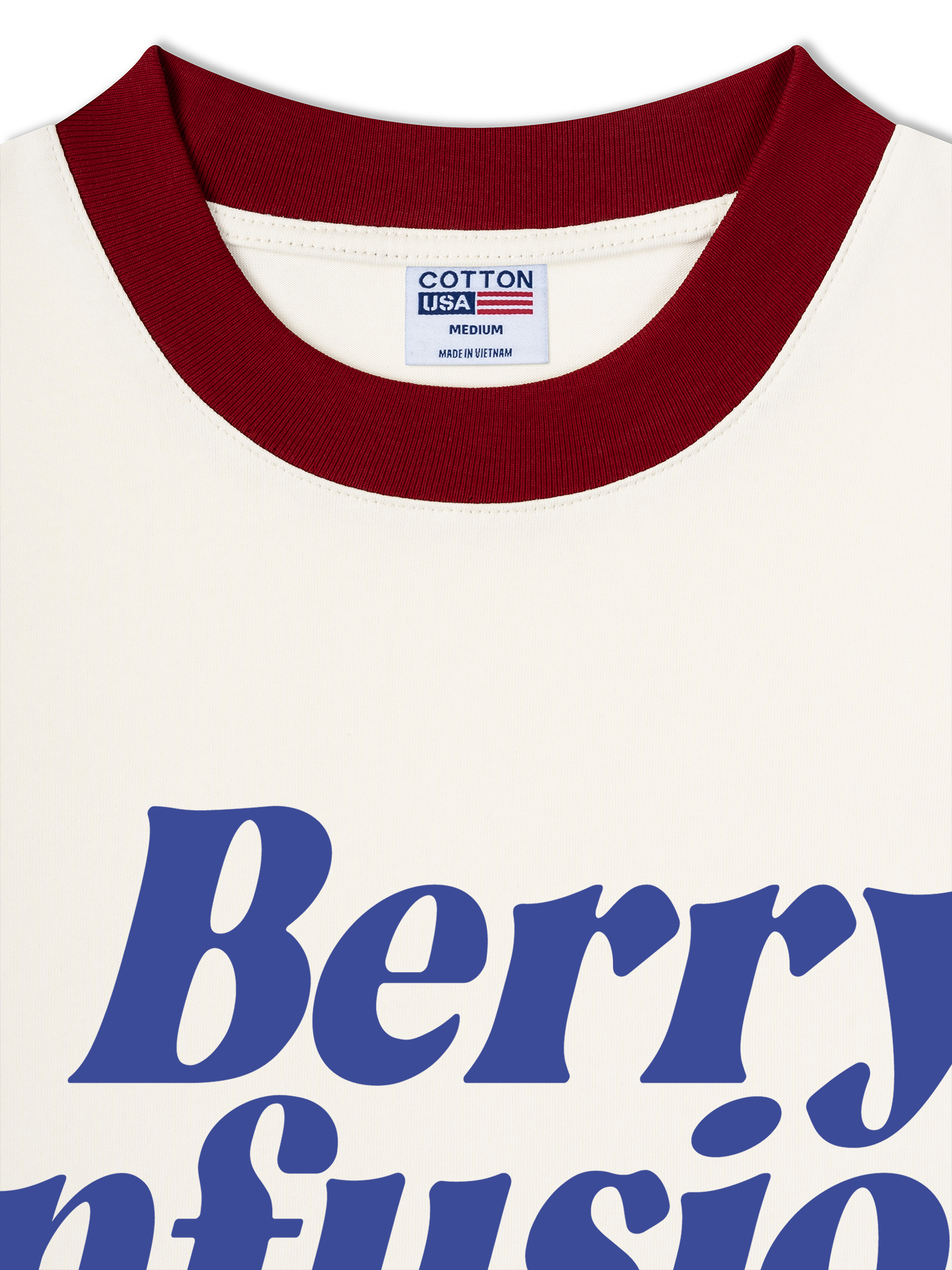 Áo Thun Ringer Relaxed Fit Tropical Berry Infusion