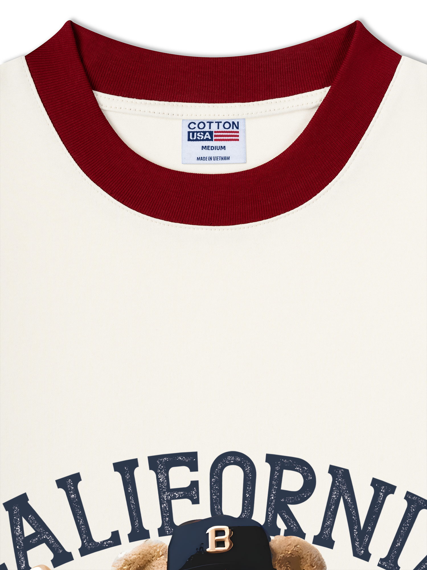 Áo Thun Ringer Relaxed Fit Baseball Born To Play