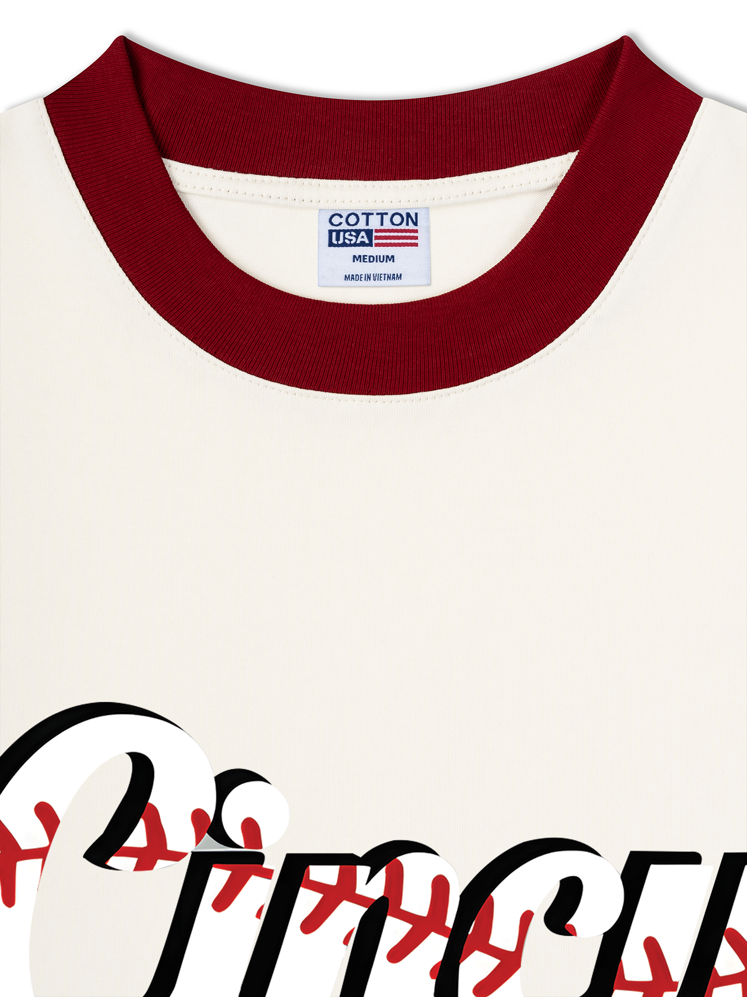 Áo Thun Ringer Relaxed Fit Baseball Cincy