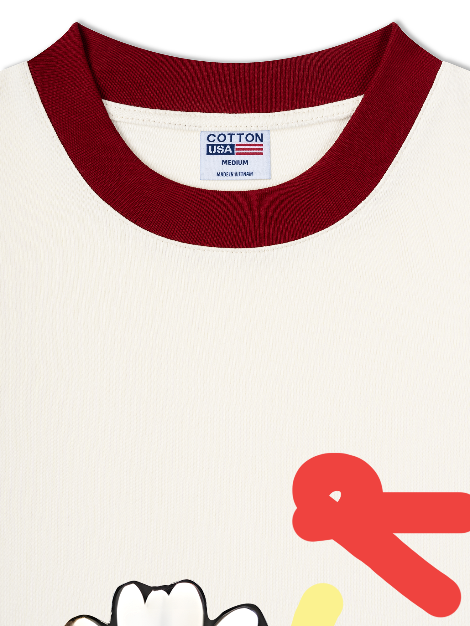 Áo Thun Ringer Relaxed Fit Floral Power Daisy Flower X GD