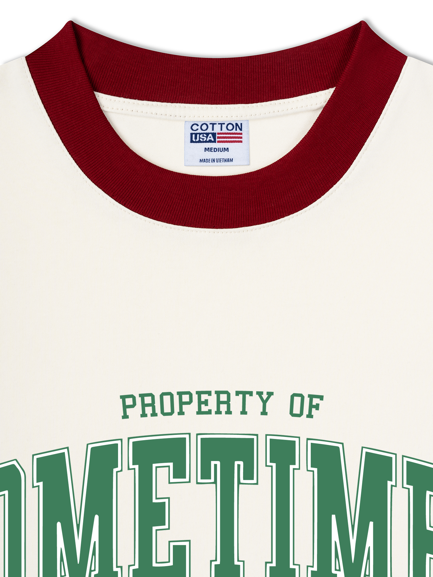 Áo Thun Ringer Relaxed Fit Golf Property Of Sometimes