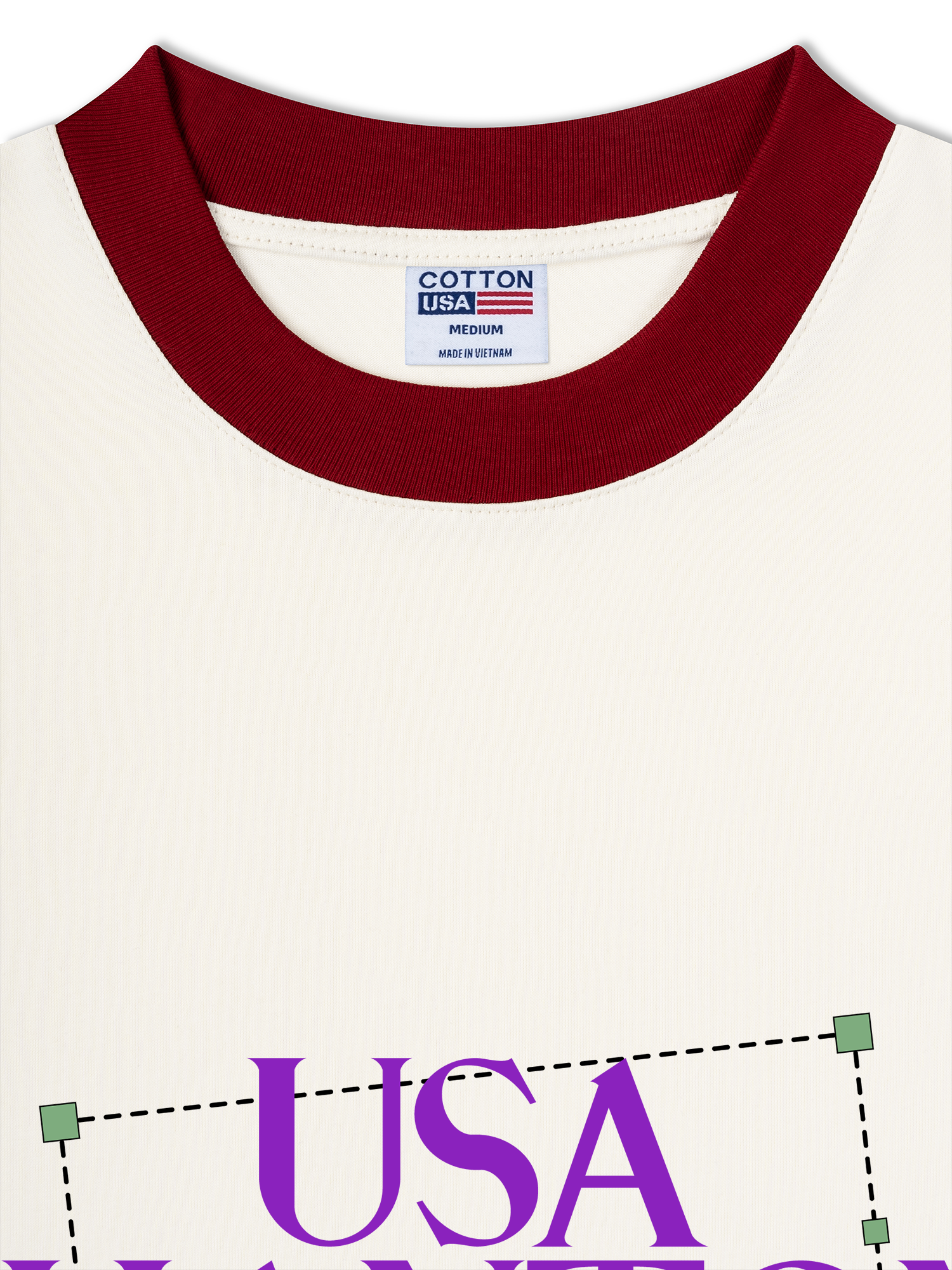 Áo Thun Ringer Relaxed Fit USA Phantom Chase