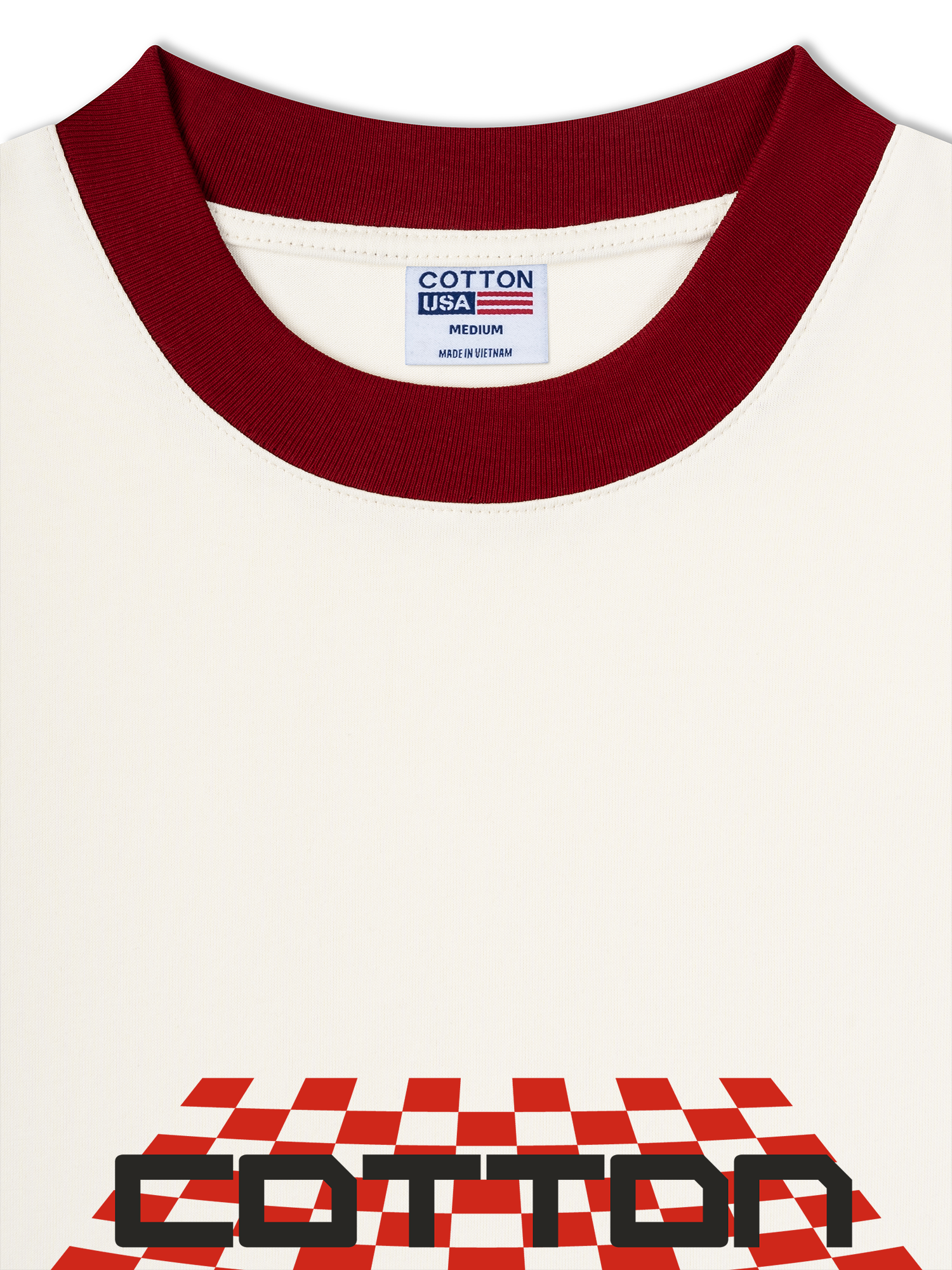 Áo Thun Ringer Relaxed Fit USA New Culture