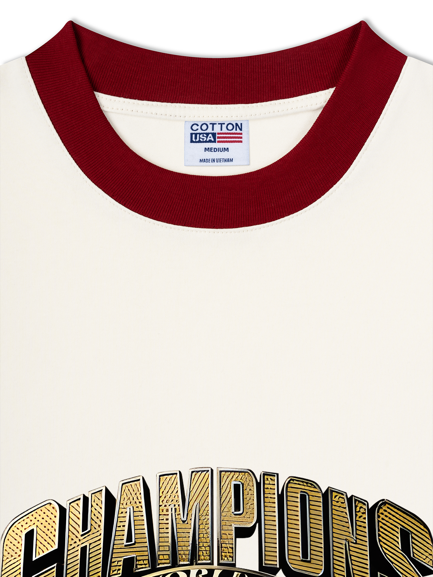 Áo Thun Ringer Relaxed Fit Champions Born To Win