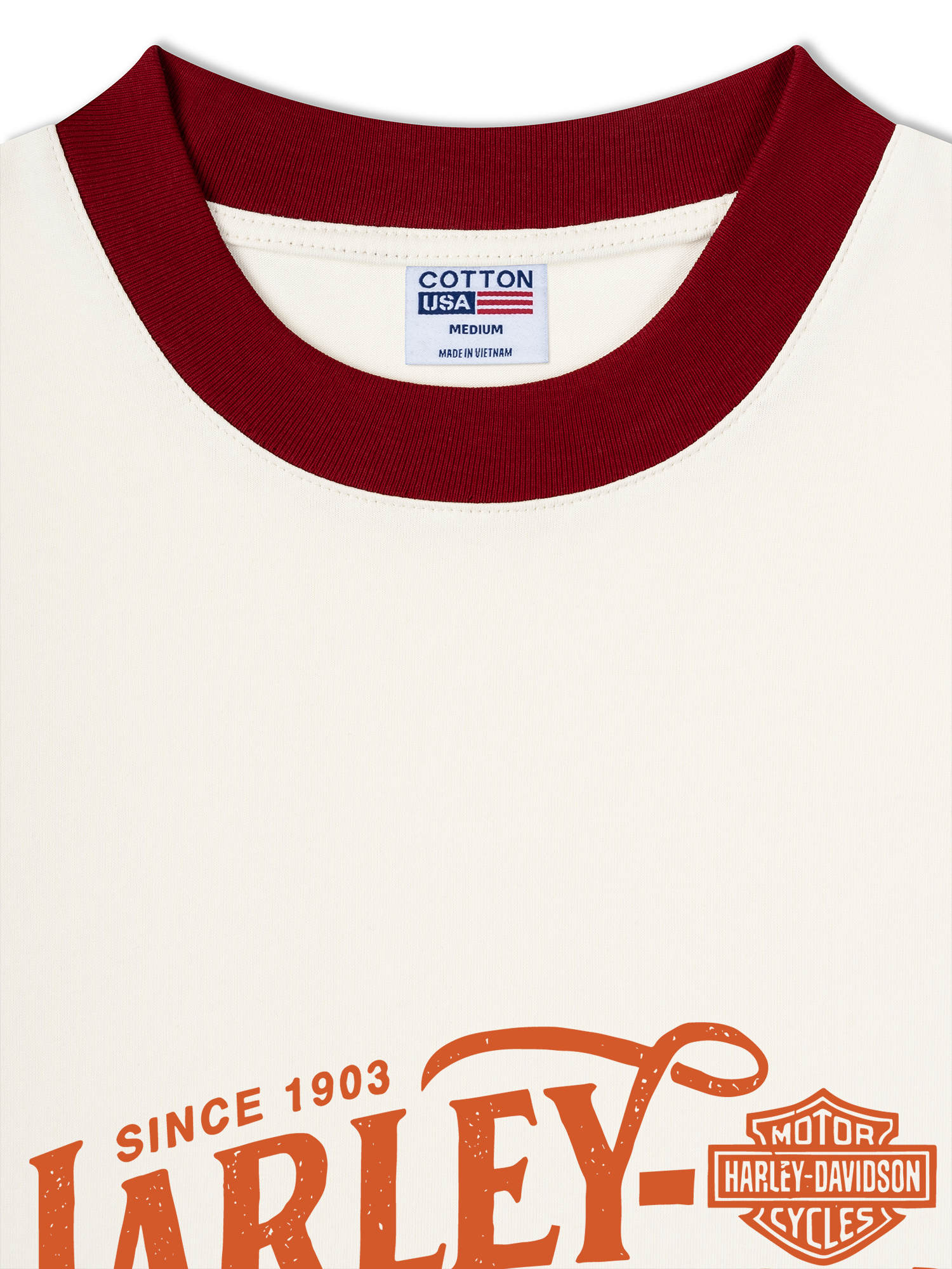 Áo Thun Ringer Relaxed Fit Motorcycles Harley Davidson