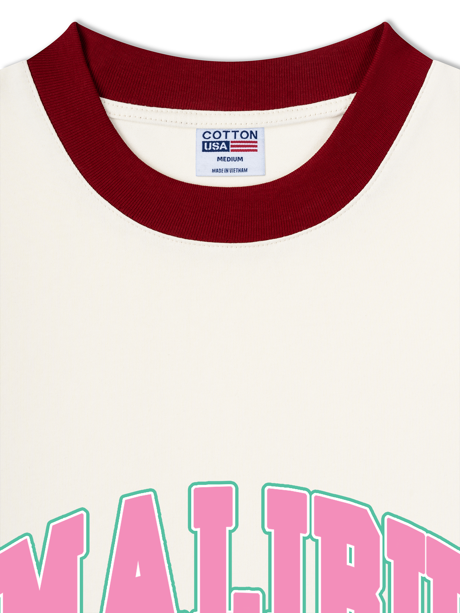 Áo Thun Ringer Relaxed Fit City Malibu