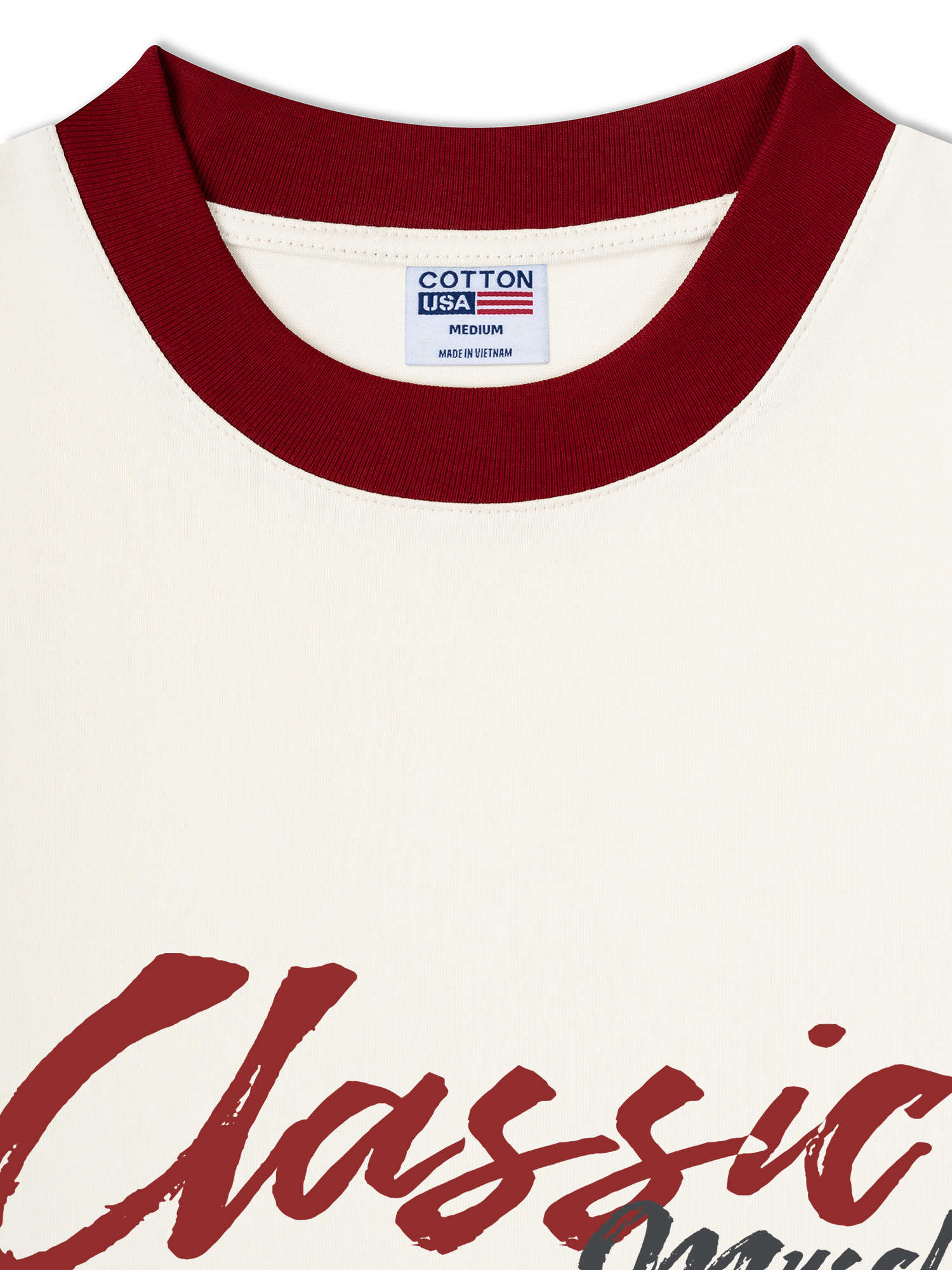 Áo Thun Ringer Relaxed Fit Mustang Classic Muscle