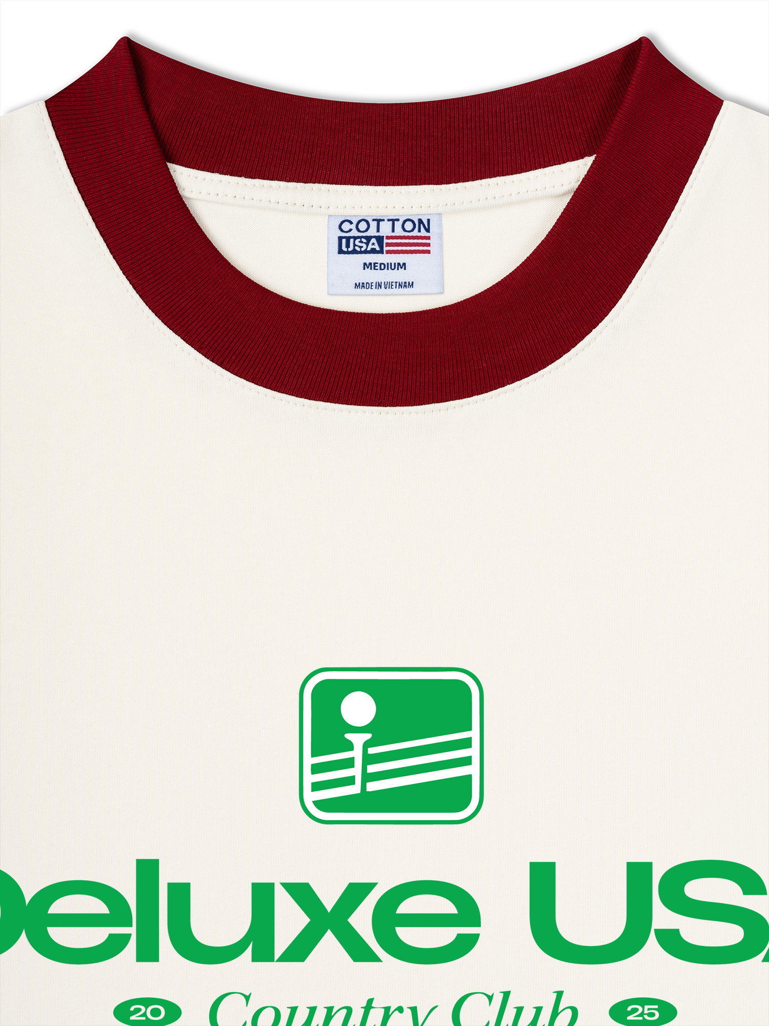 Áo Thun Ringer Relaxed Fit Golf Deluxe Country Club