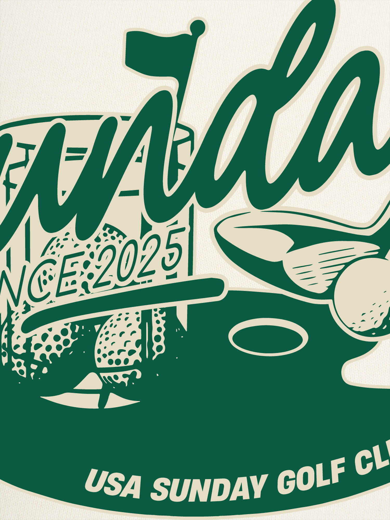 Áo Thun Ringer Relaxed Fit Golf USA Sunday Club