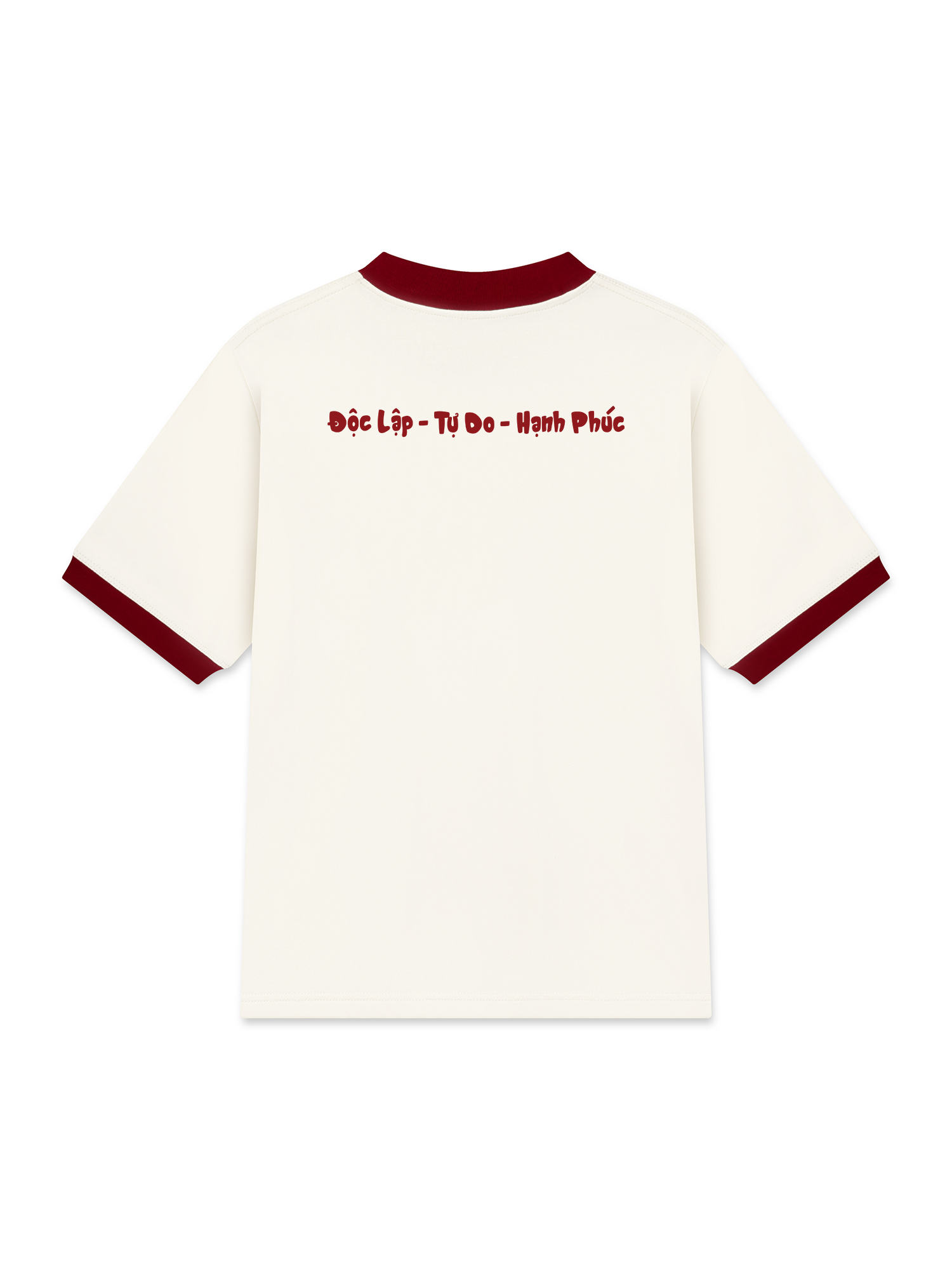 Áo Thun Ringer Relaxed Fit Độc Lập - Tự Do - Hạnh Phúc 2