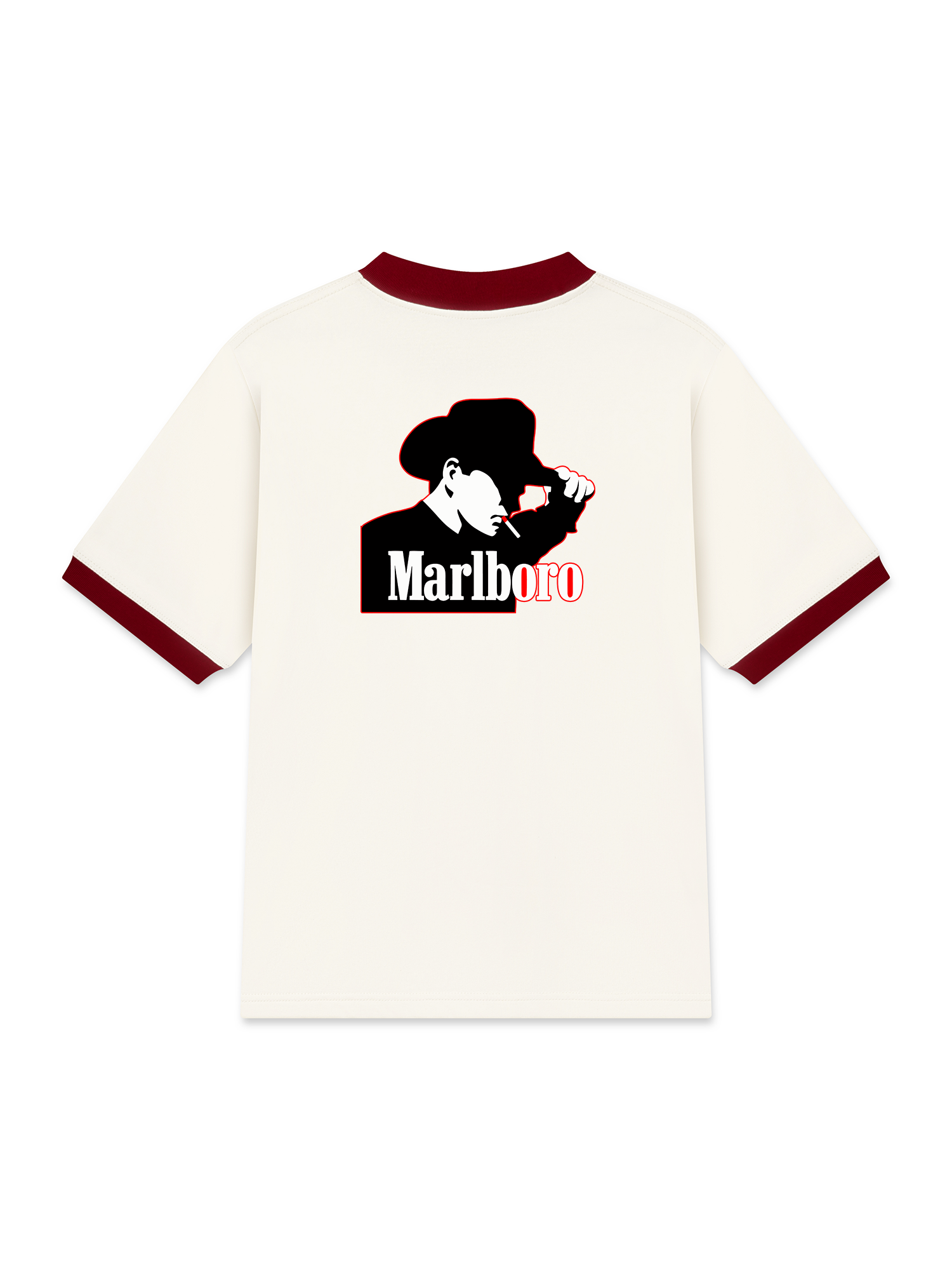 Áo Thun Ringer Relaxed Fit Marlboro Calm Cowboy