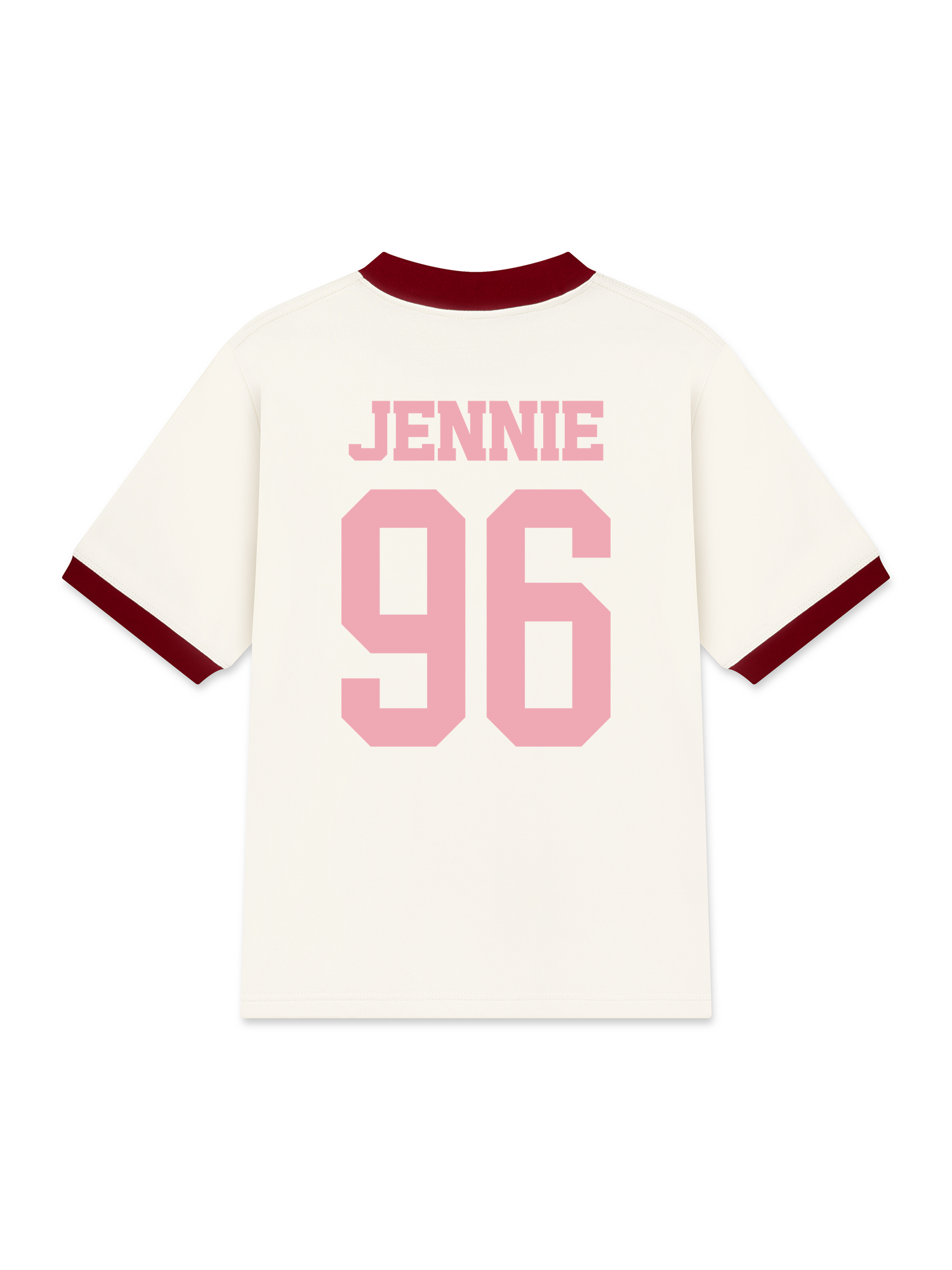 Áo Thun Ringer Relaxed Fit Idols Black Pink Jennie