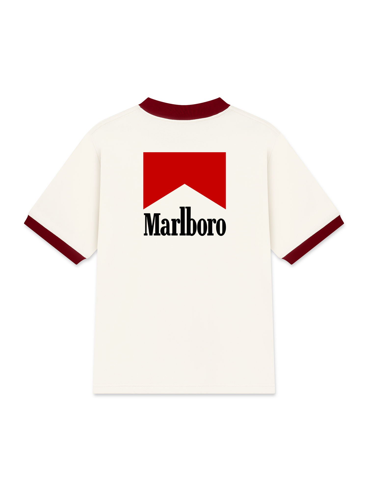Áo Thun Ringer Relaxed Fit Marlboro Basic Logo