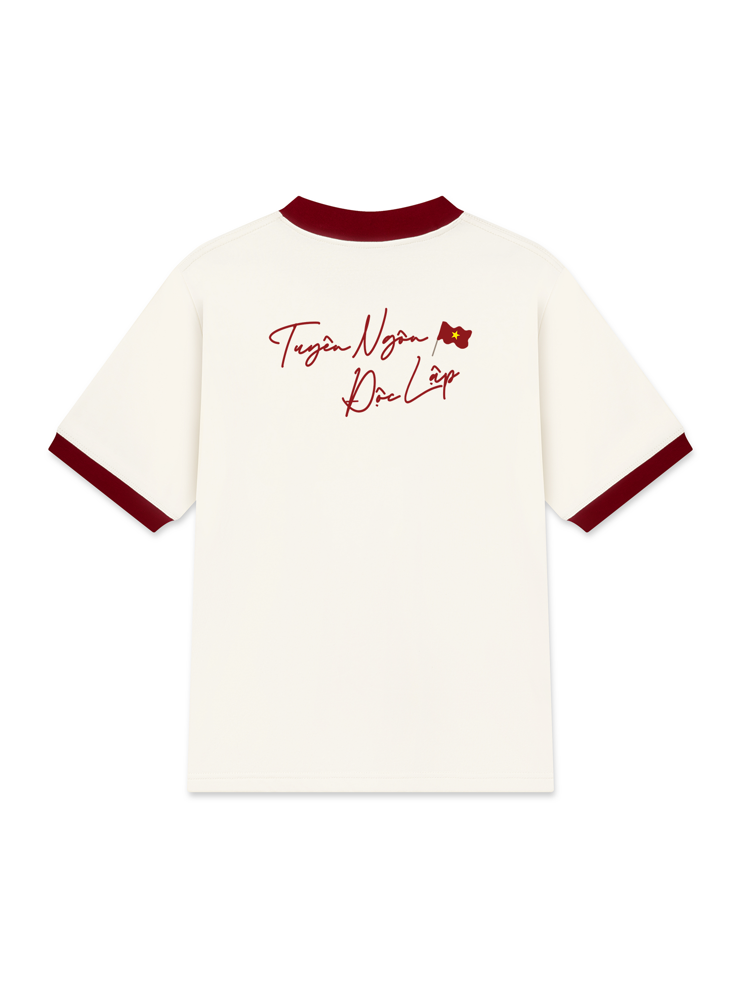 Áo Thun Ringer Relaxed Fit Tuyên Ngôn Độc Lập