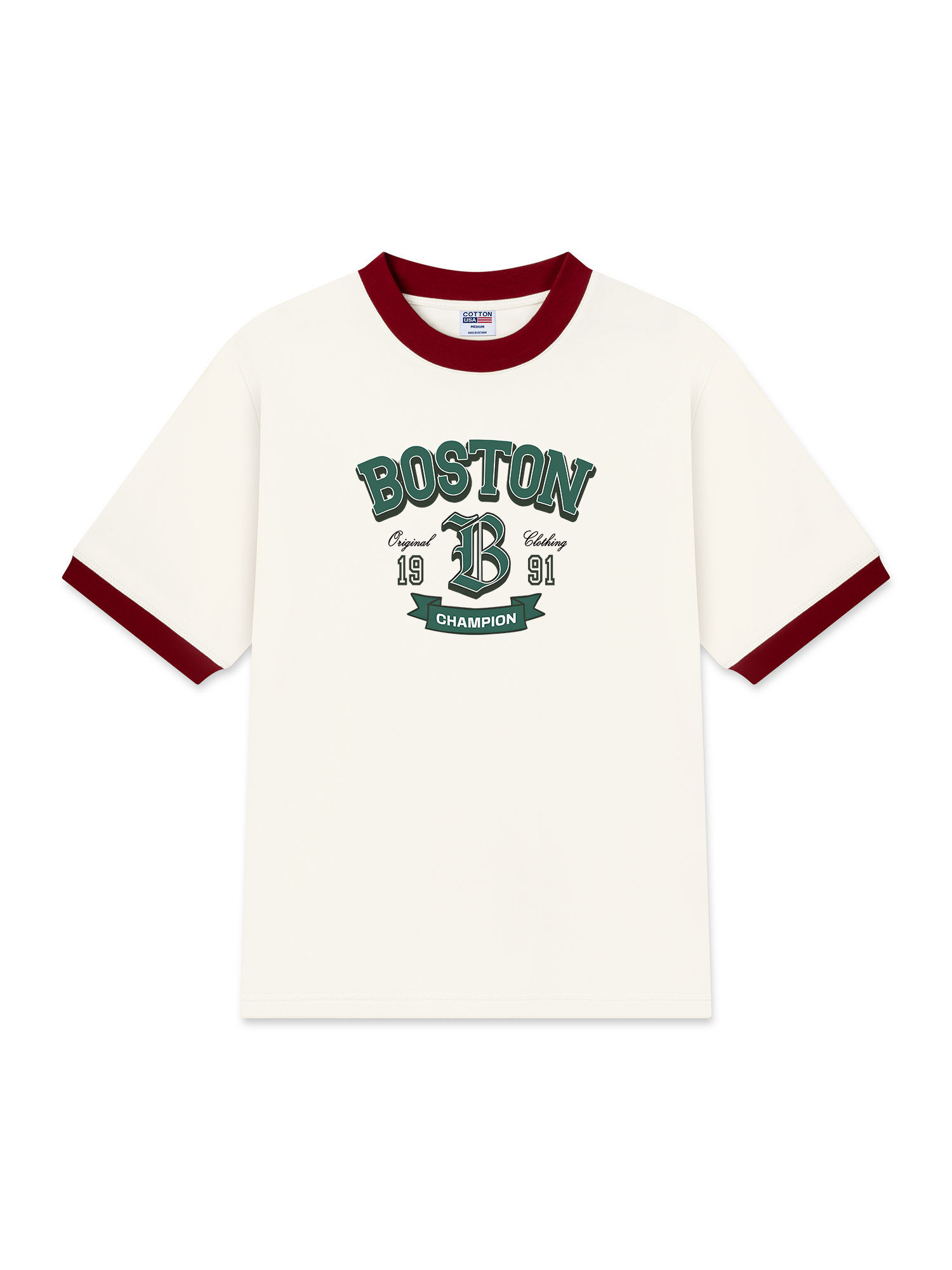 Áo Thun Ringer Relaxed Fit City Bonton