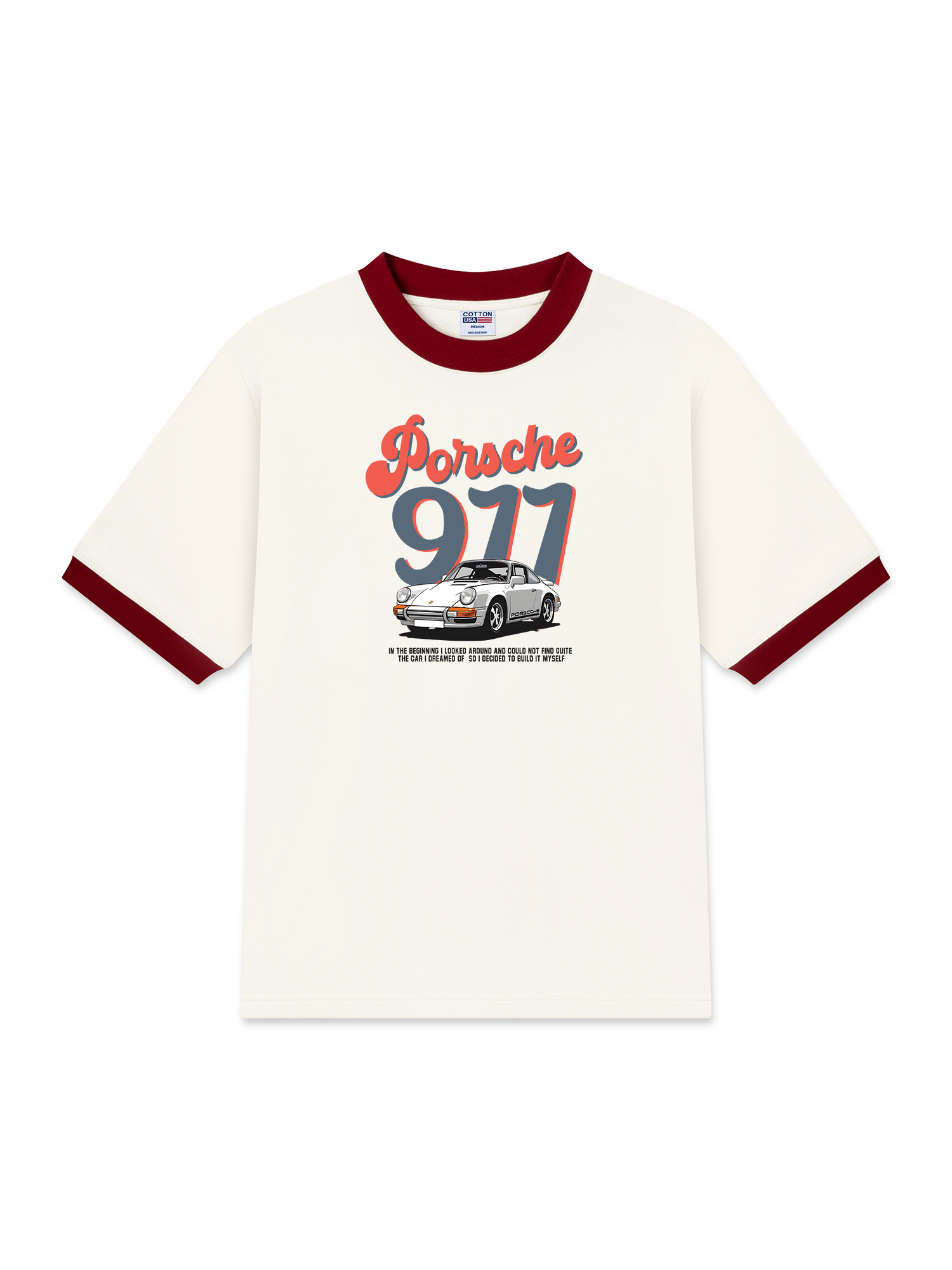 Áo Thun Ringer Relaxed Fit Porsche 911