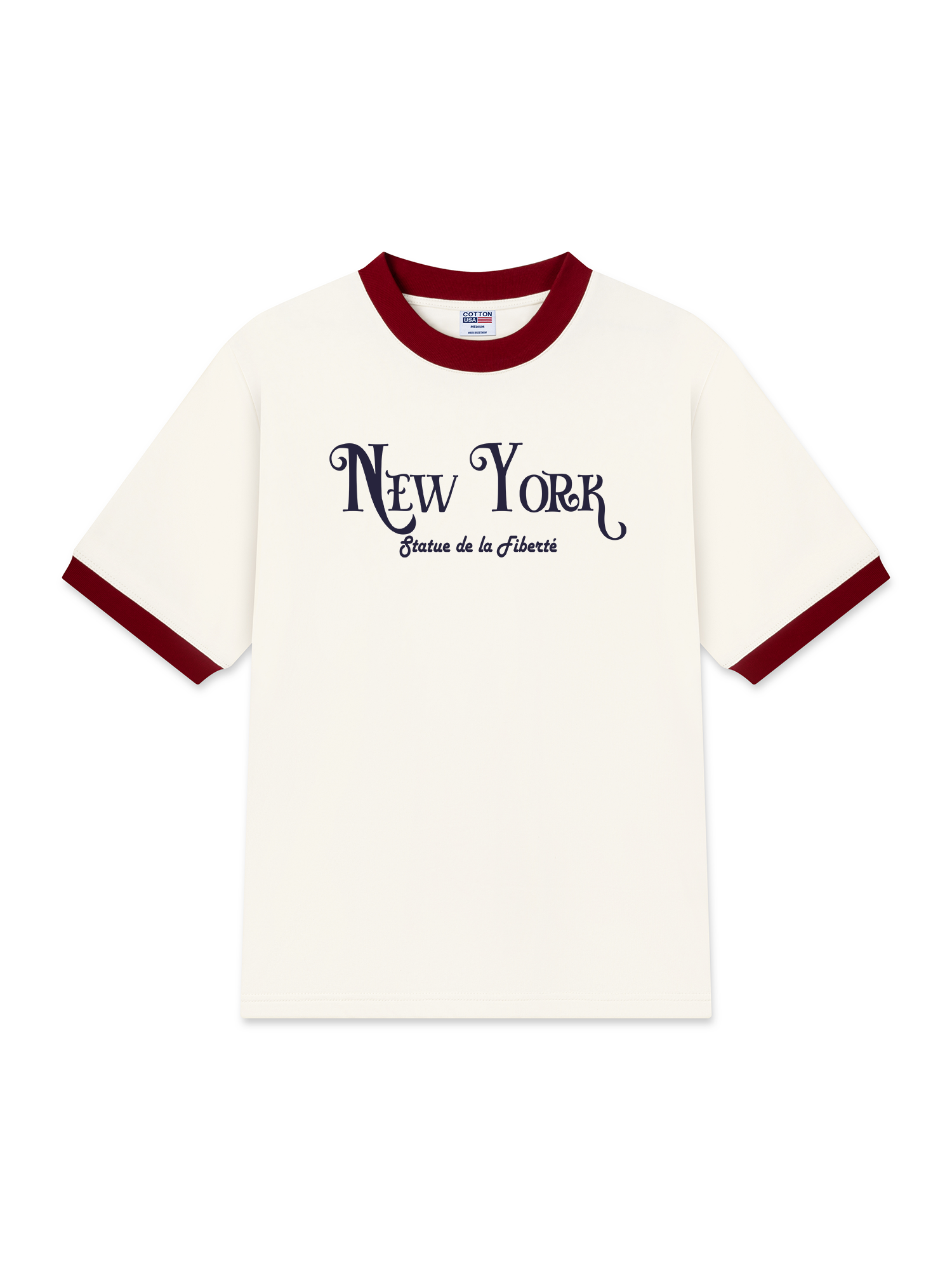 Áo Thun Ringer Relaxed Fit City New York