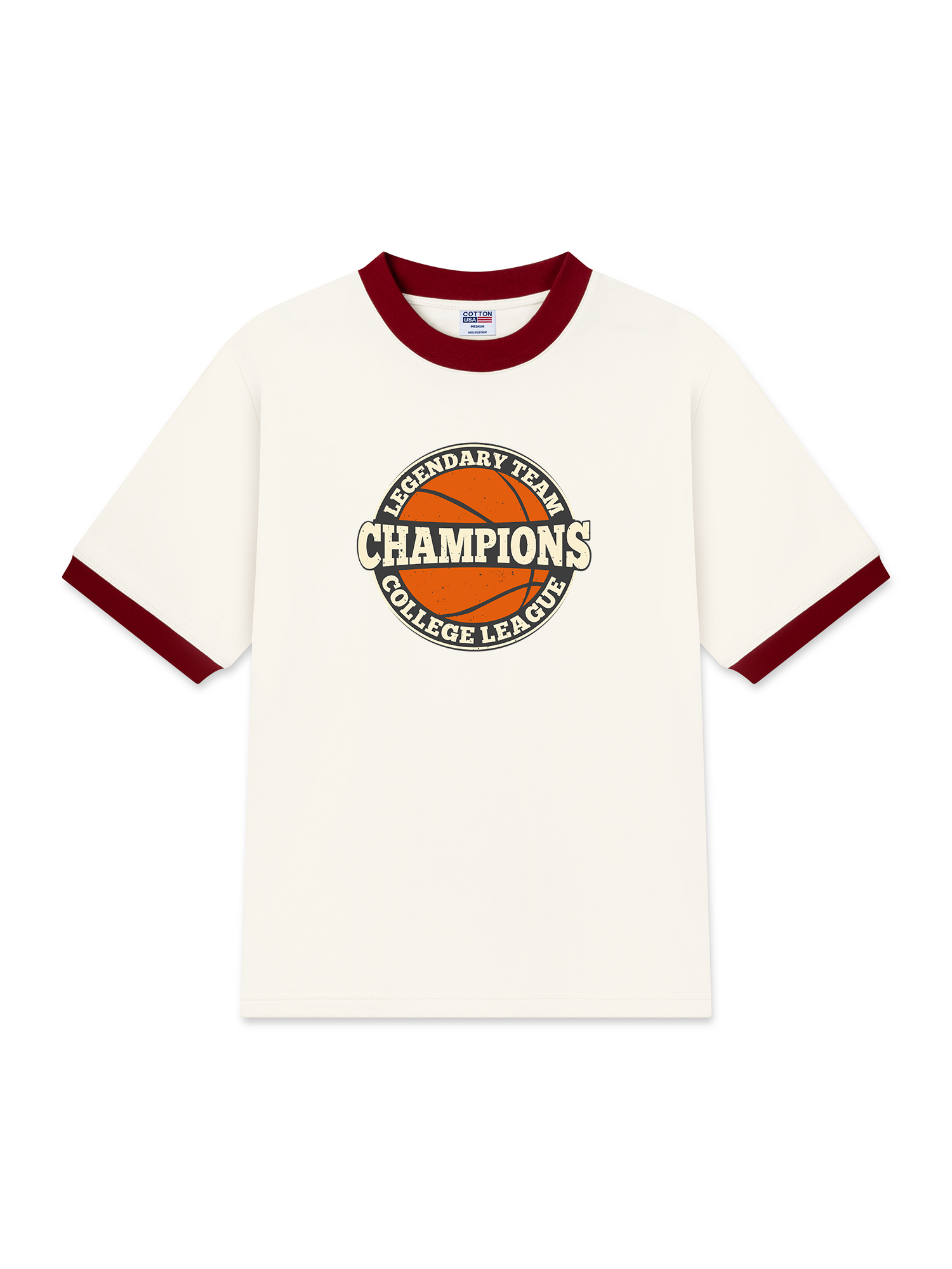 Áo Thun Ringer Relaxed Fit Champions Legendary Team