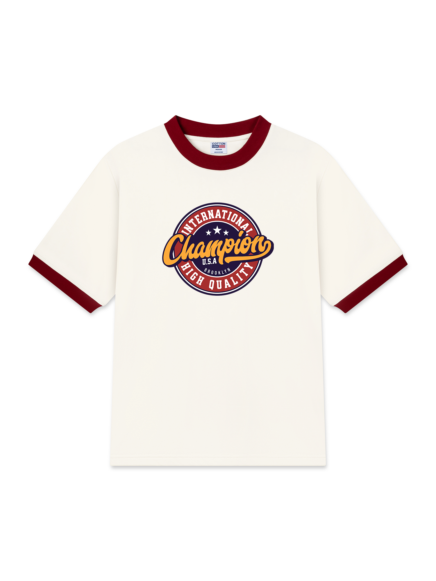 Áo Thun Ringer Relaxed Fit Champions International