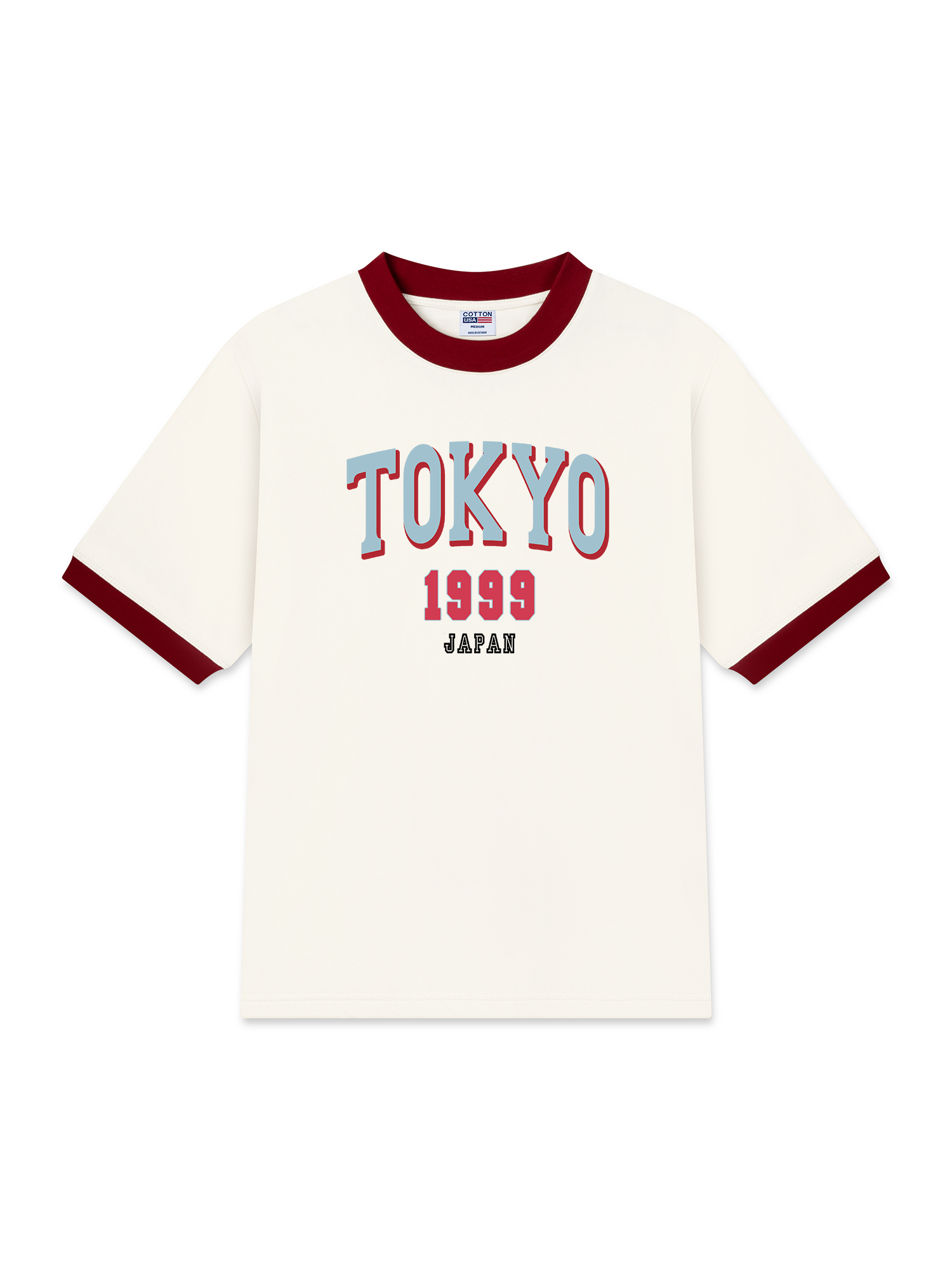 Áo Thun Ringer Relaxed Fit City Tokyo