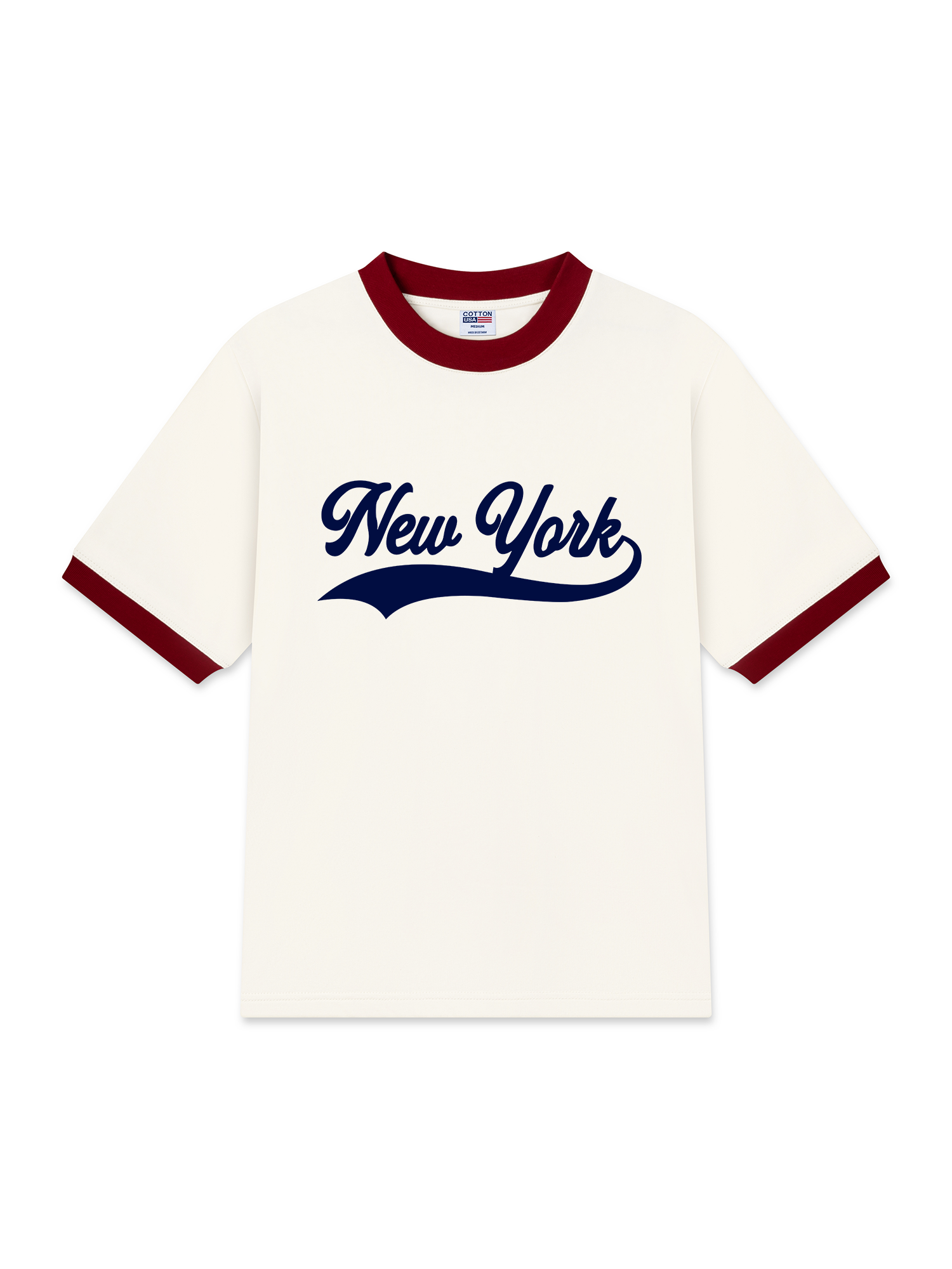 Áo Thun Ringer Relaxed Fit USA New York City