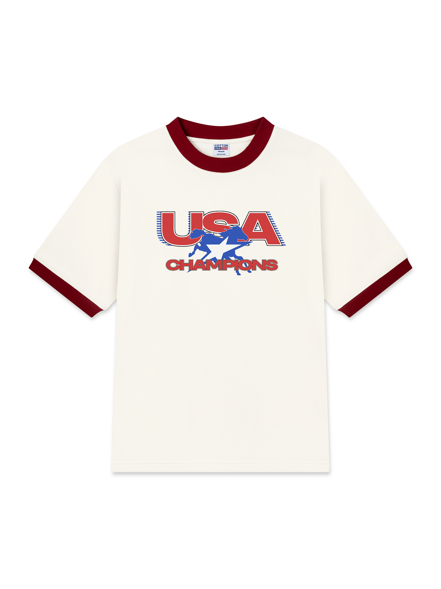 Áo Thun Ringer Relaxed Fit Champions Star Racer