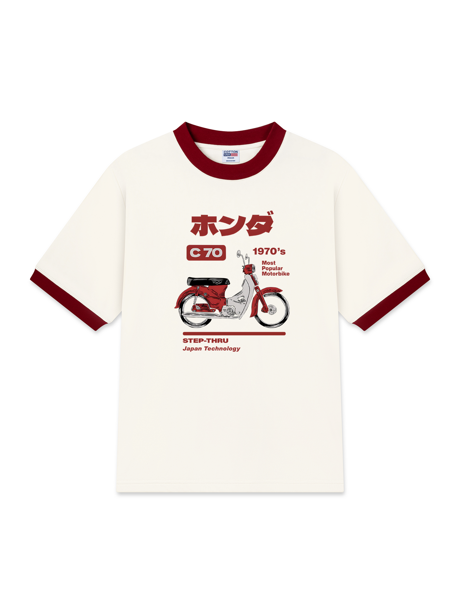 Áo Thun Ringer Relaxed Fit C 70 1970's