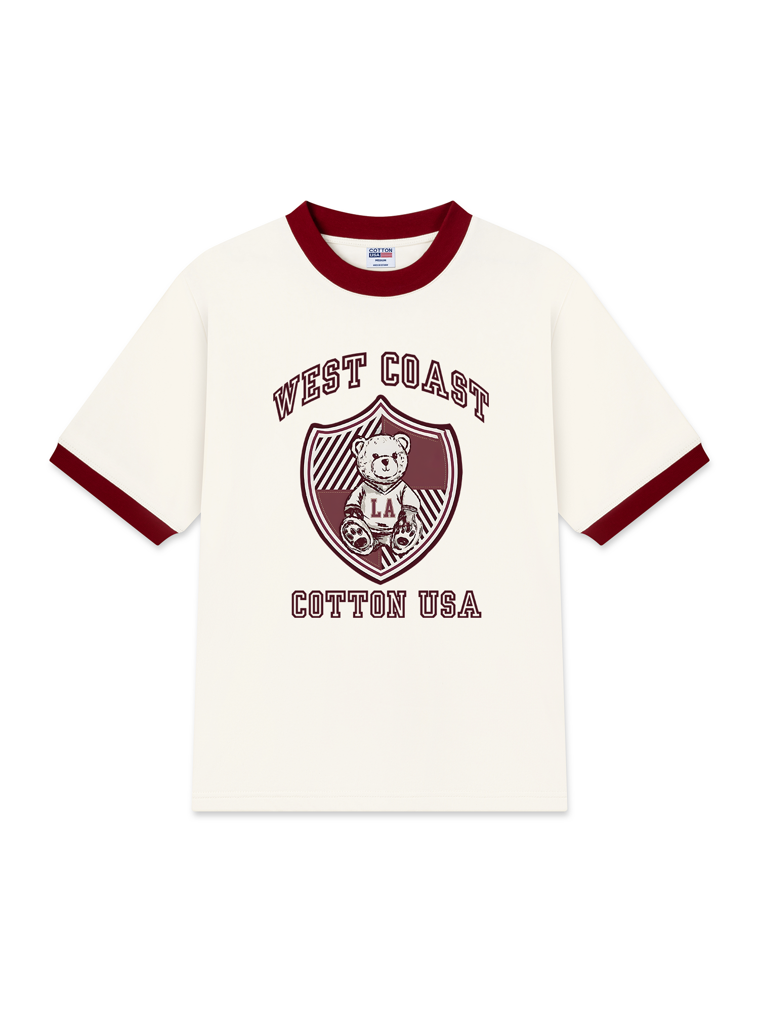 Áo Thun Ringer Relaxed Fit City WestCoast