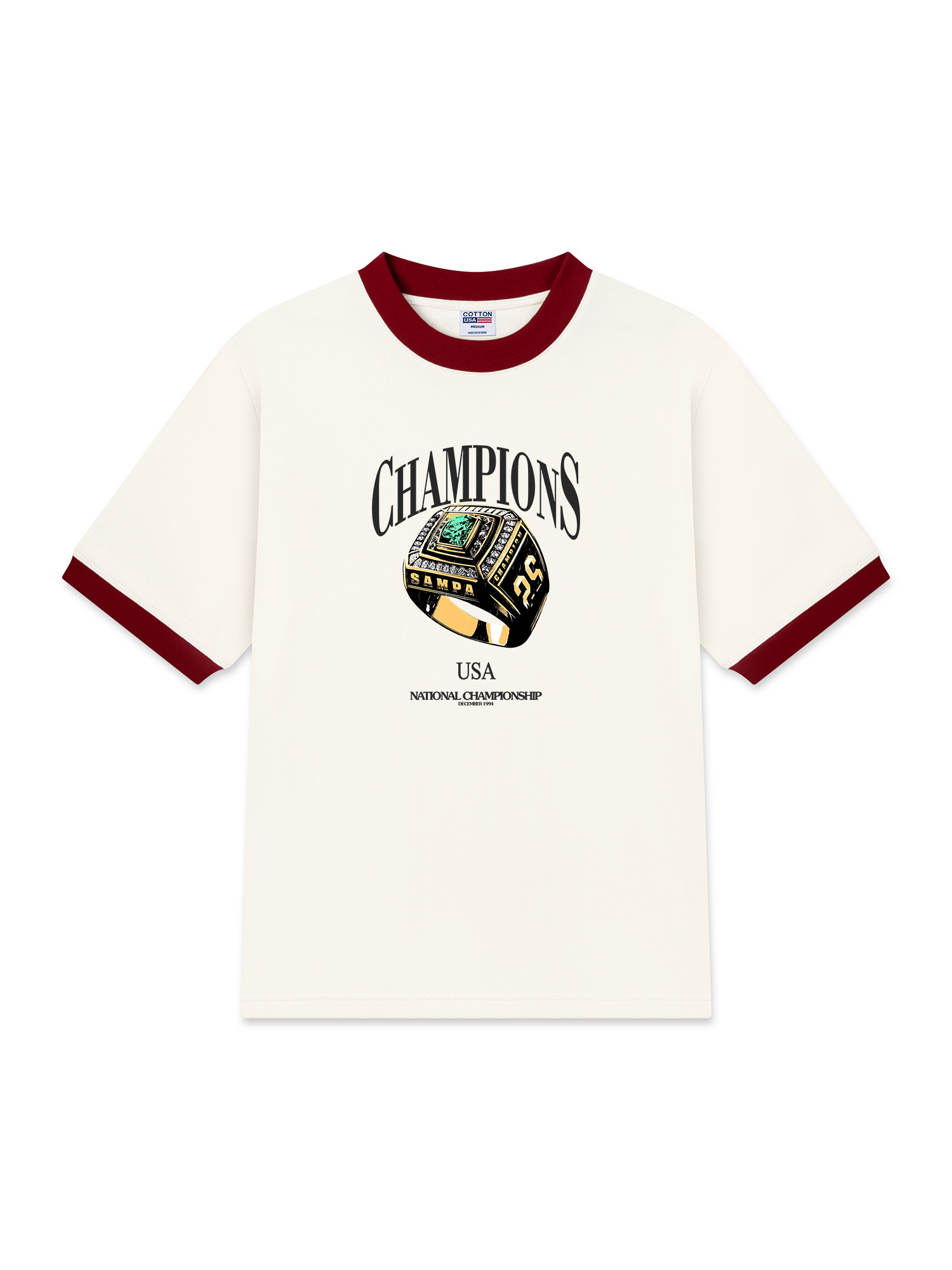 Áo Thun Ringer Relaxed Fit Champions National