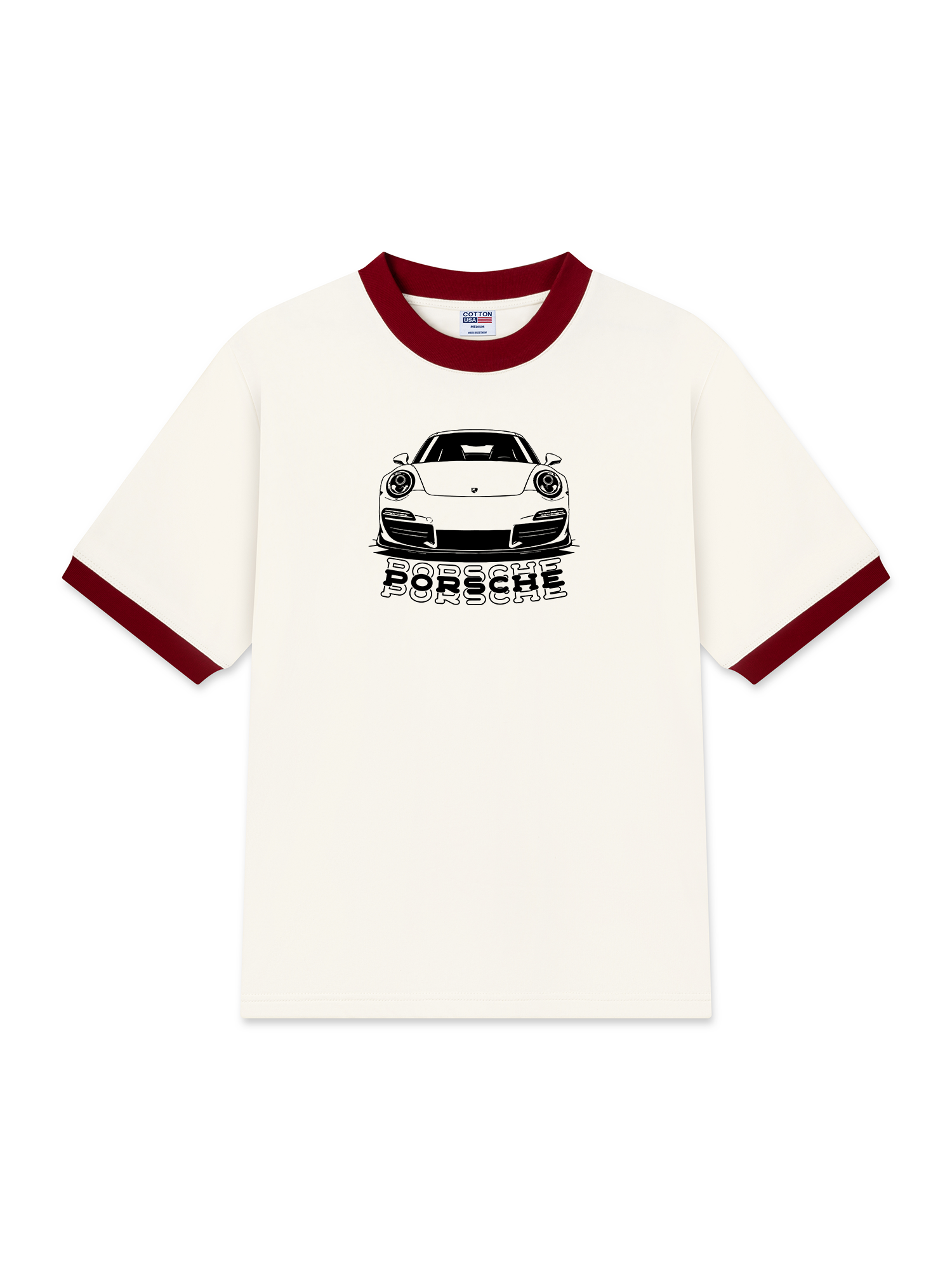 Áo Thun Ringer Relaxed Fit Speed Aesthetic