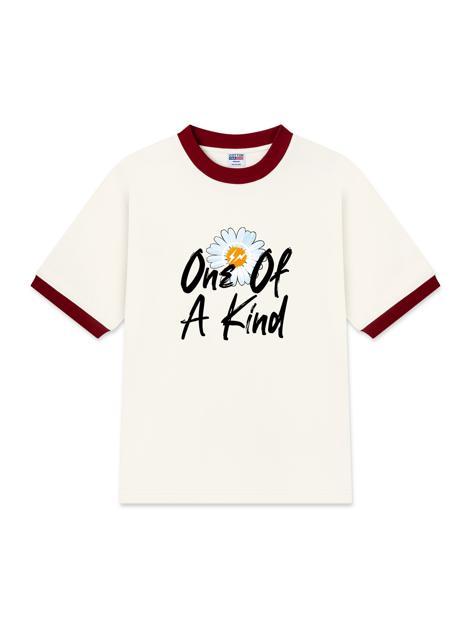 Áo Thun Ringer Relaxed Fit Floral One Of A Kind