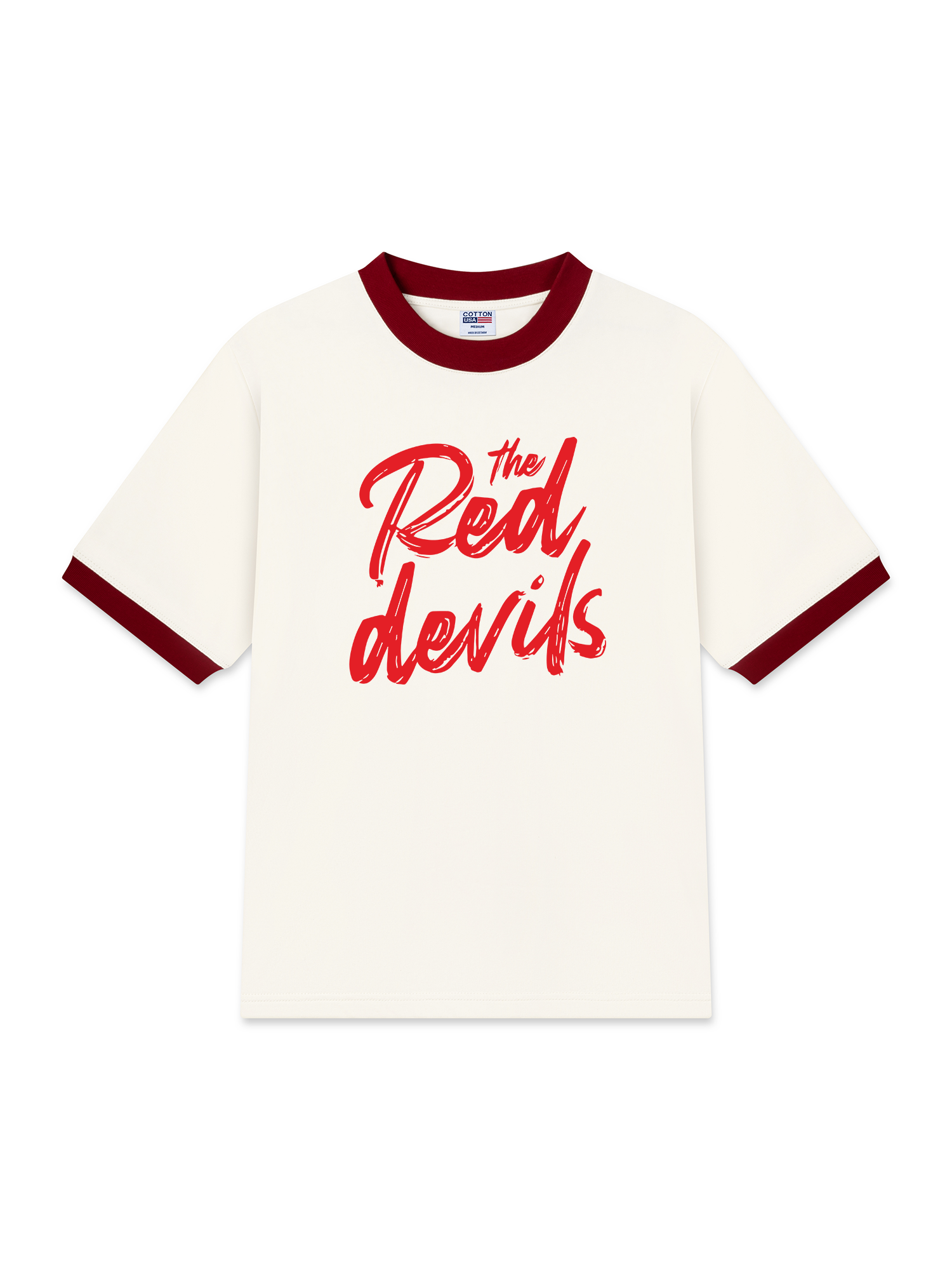 Áo Thun Ringer Relaxed Fit The Red Devils