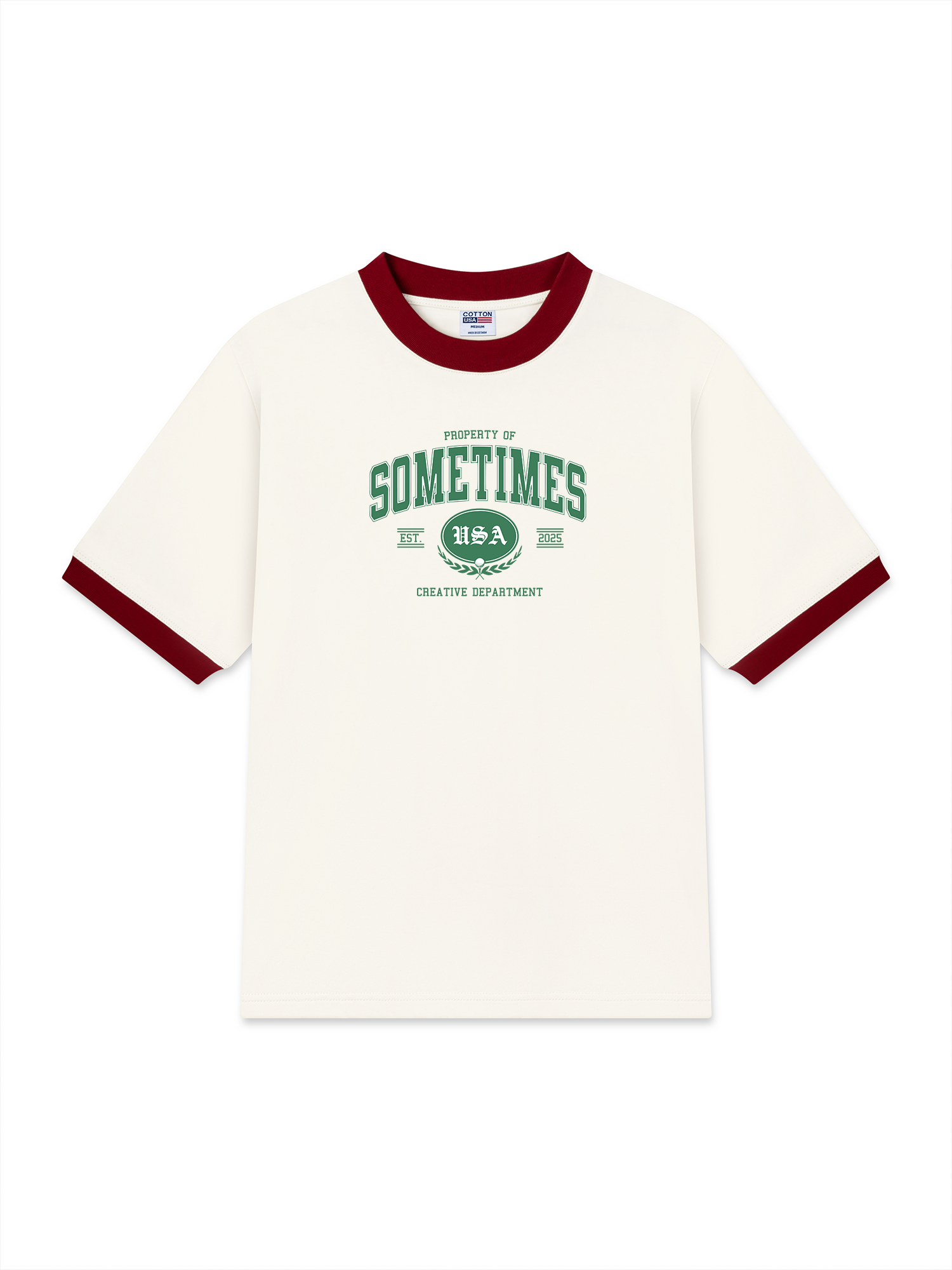 Áo Thun Ringer Relaxed Fit Golf Property Of Sometimes