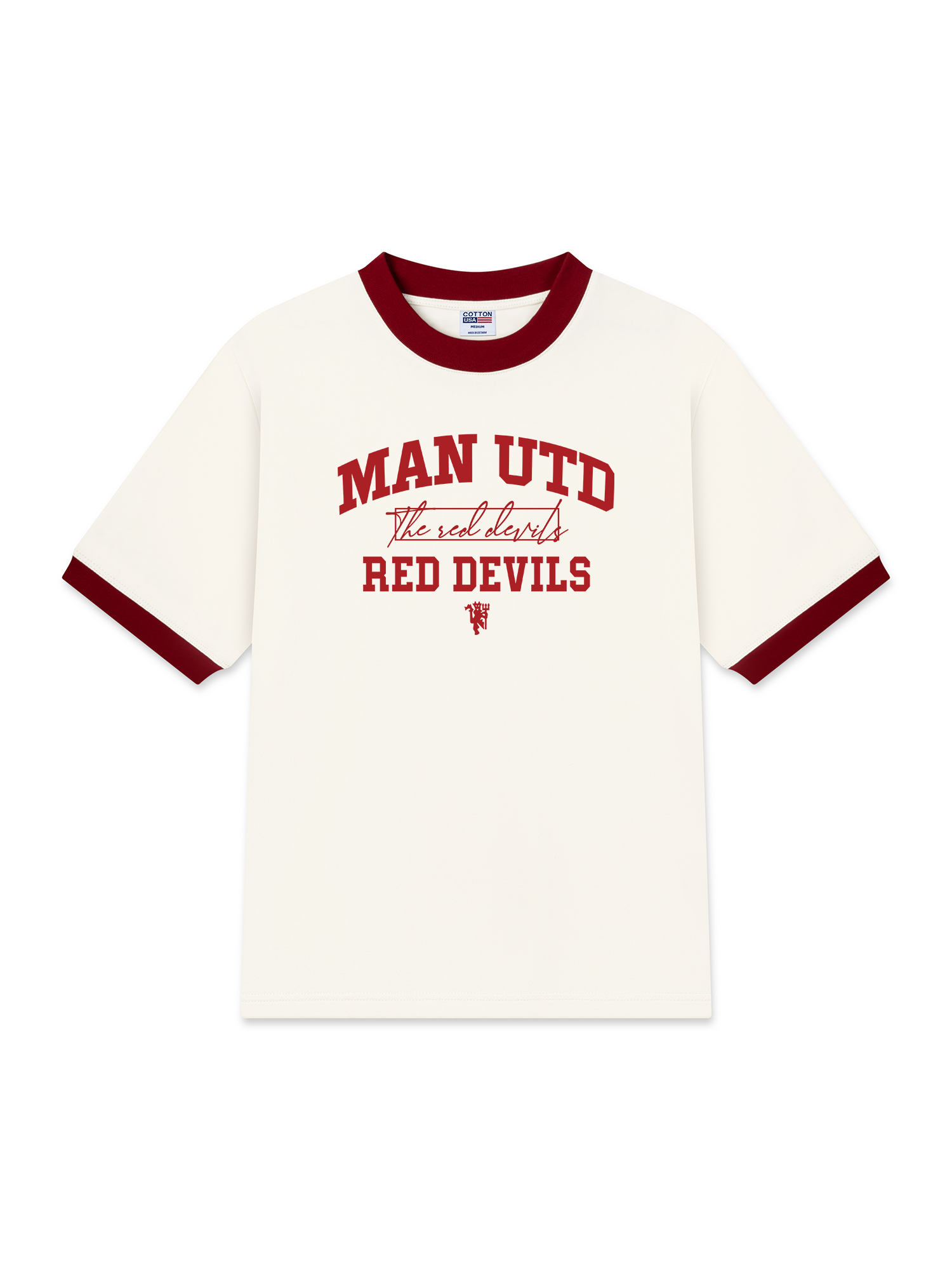 Áo Thun Ringer Relaxed Fit MAN UTD The Red Devils